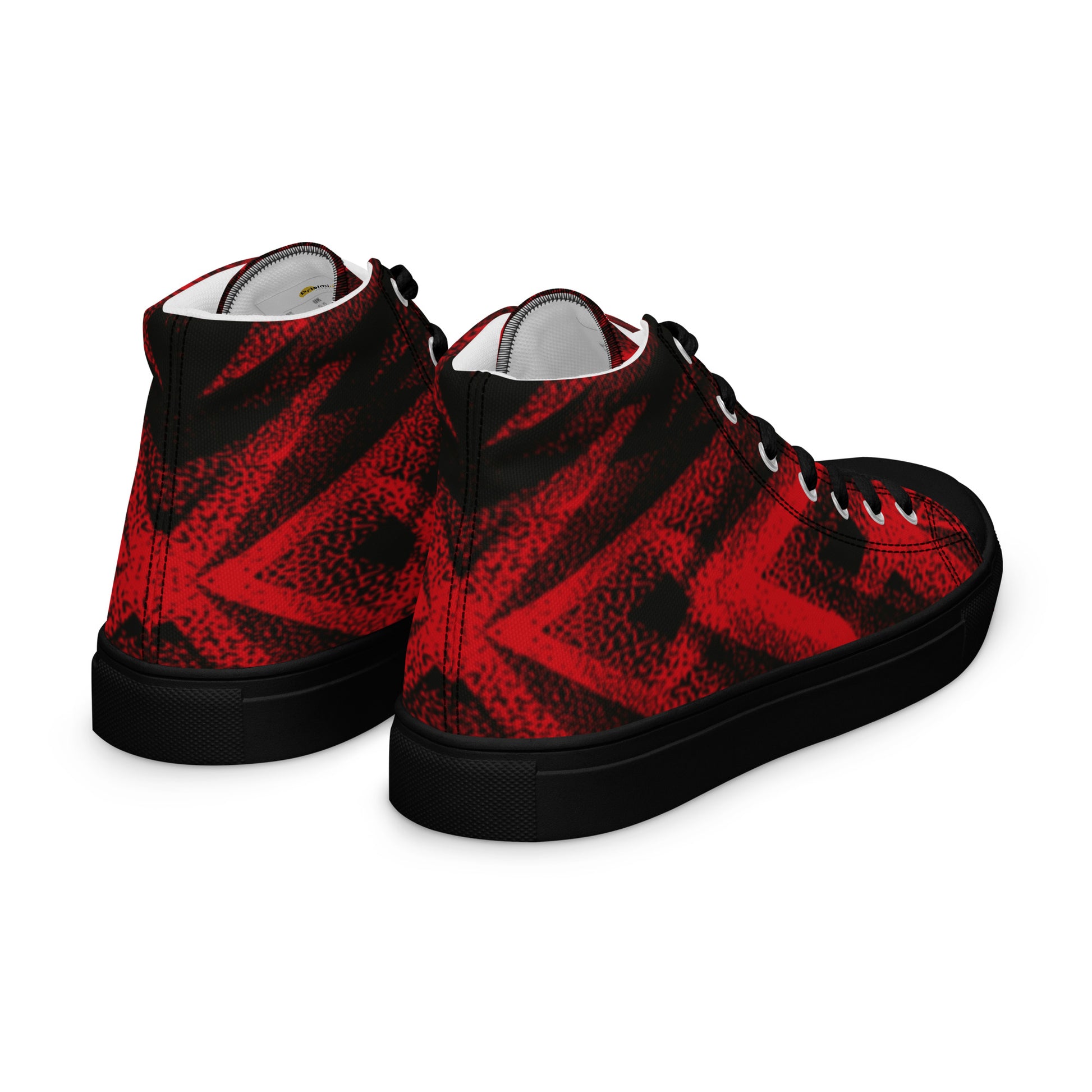 Prisimia Canvas Sneakers: Intense Red Focus