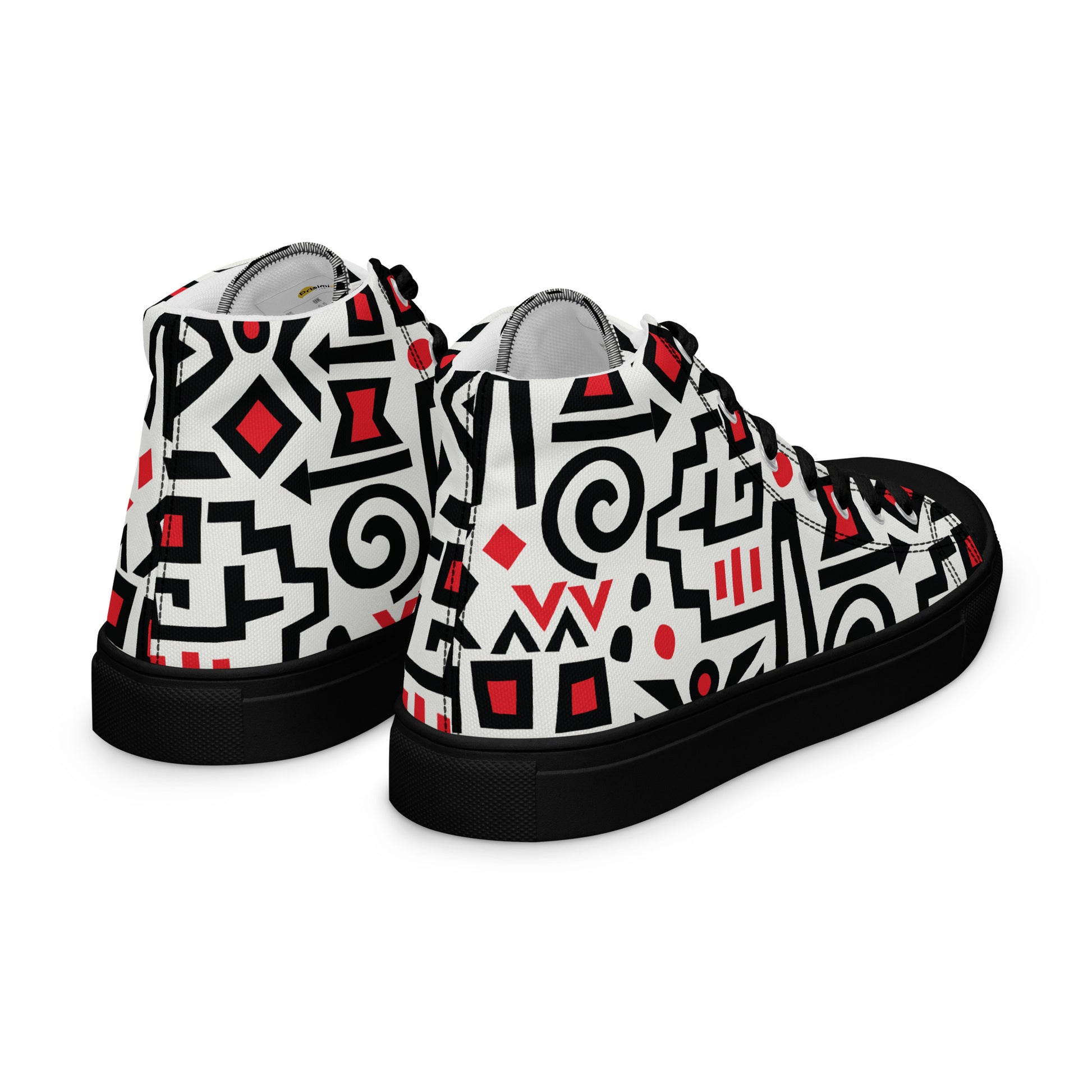 Prisimia Canvas Sneakers : Bold Abstract Graphic Style