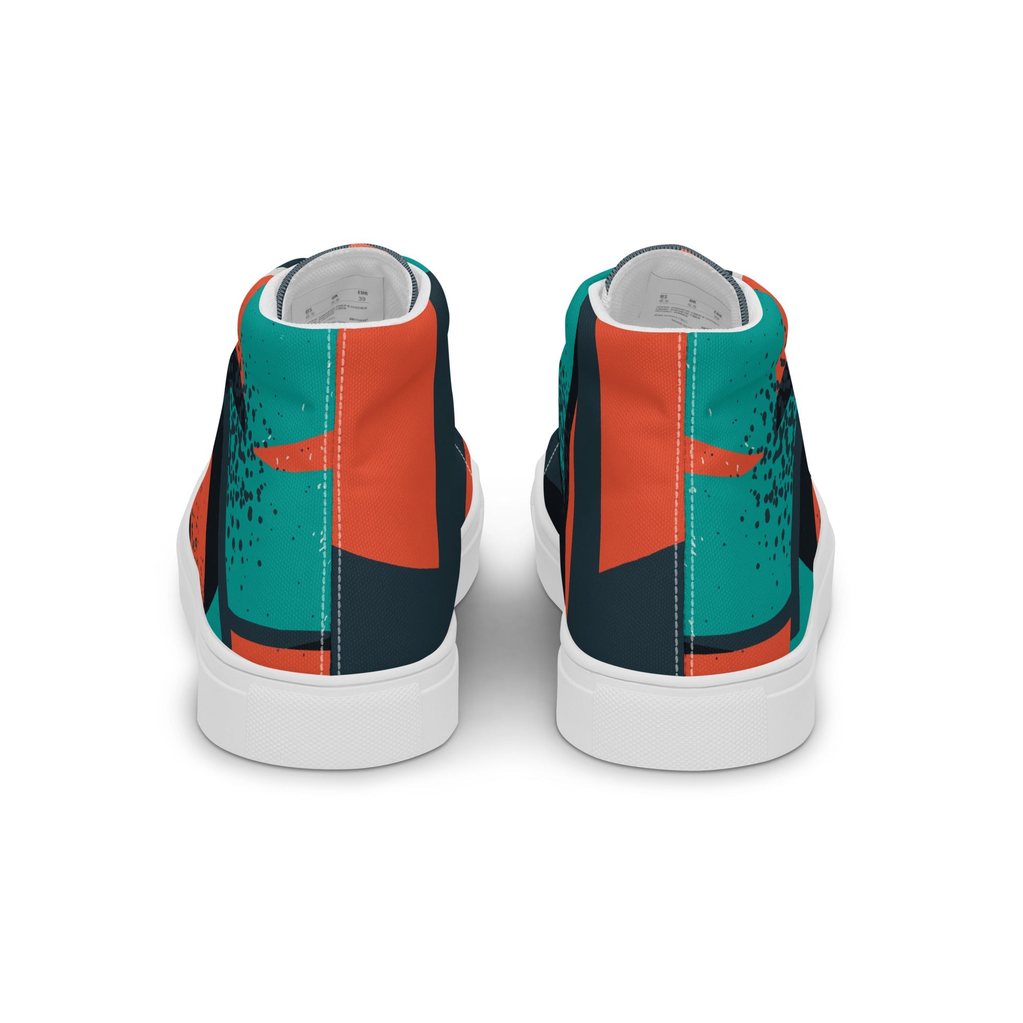 Prisimia Canvas Sneakers: Geometric Contrast Fusion
