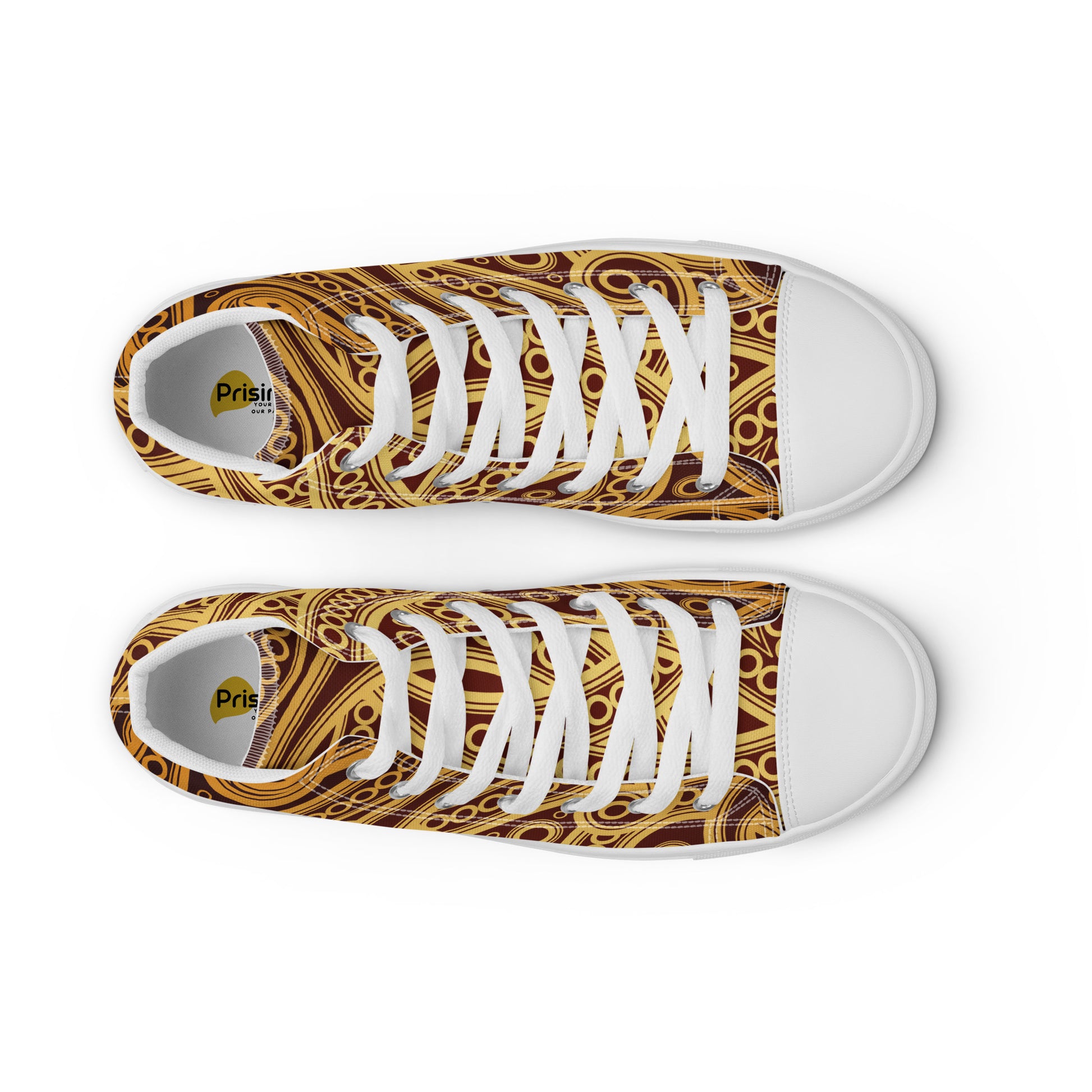 Prisimia Canvas Sneakers : Ornate Graphic Statement
