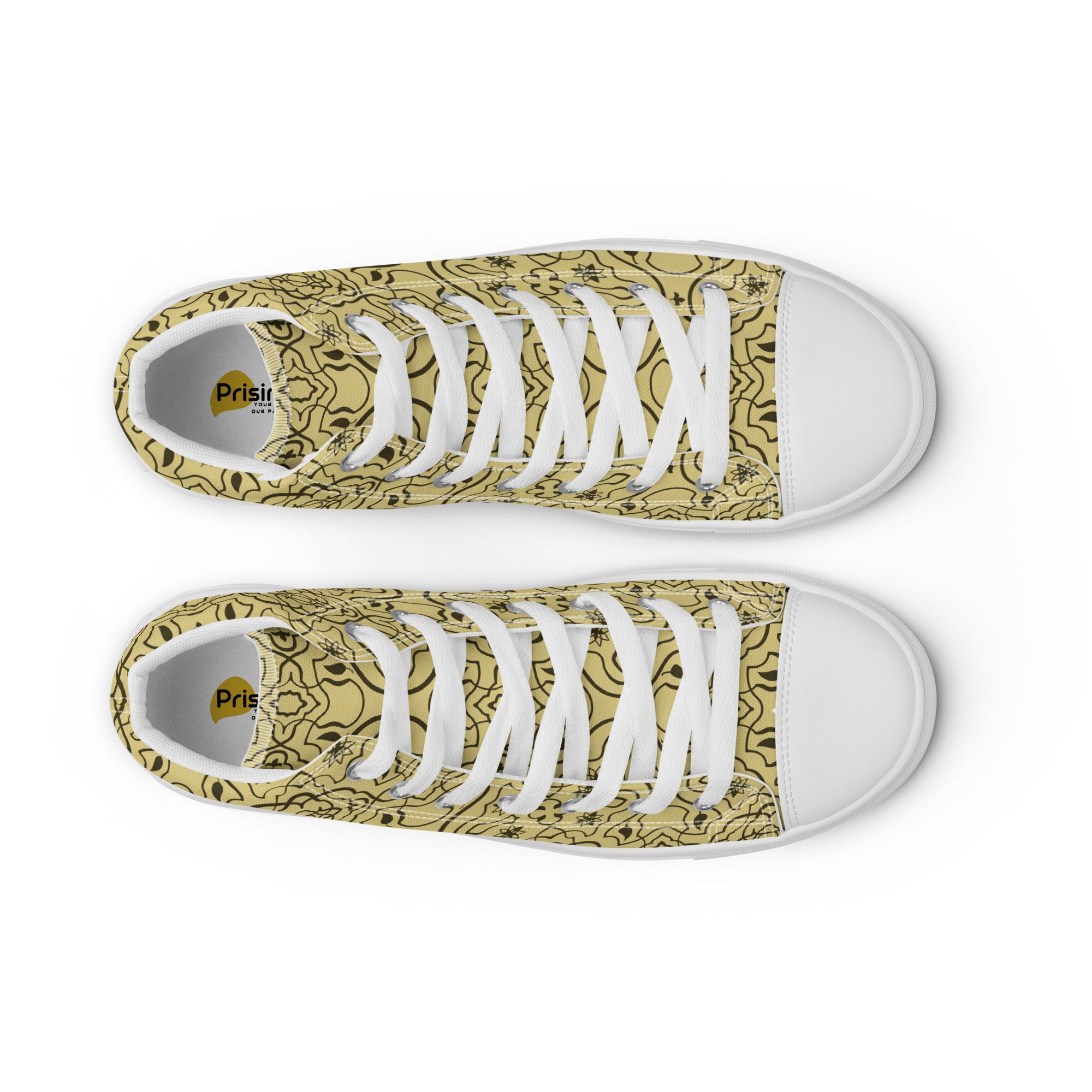 Prisimia Canvas Sneakers : Timeless Floral Artistry