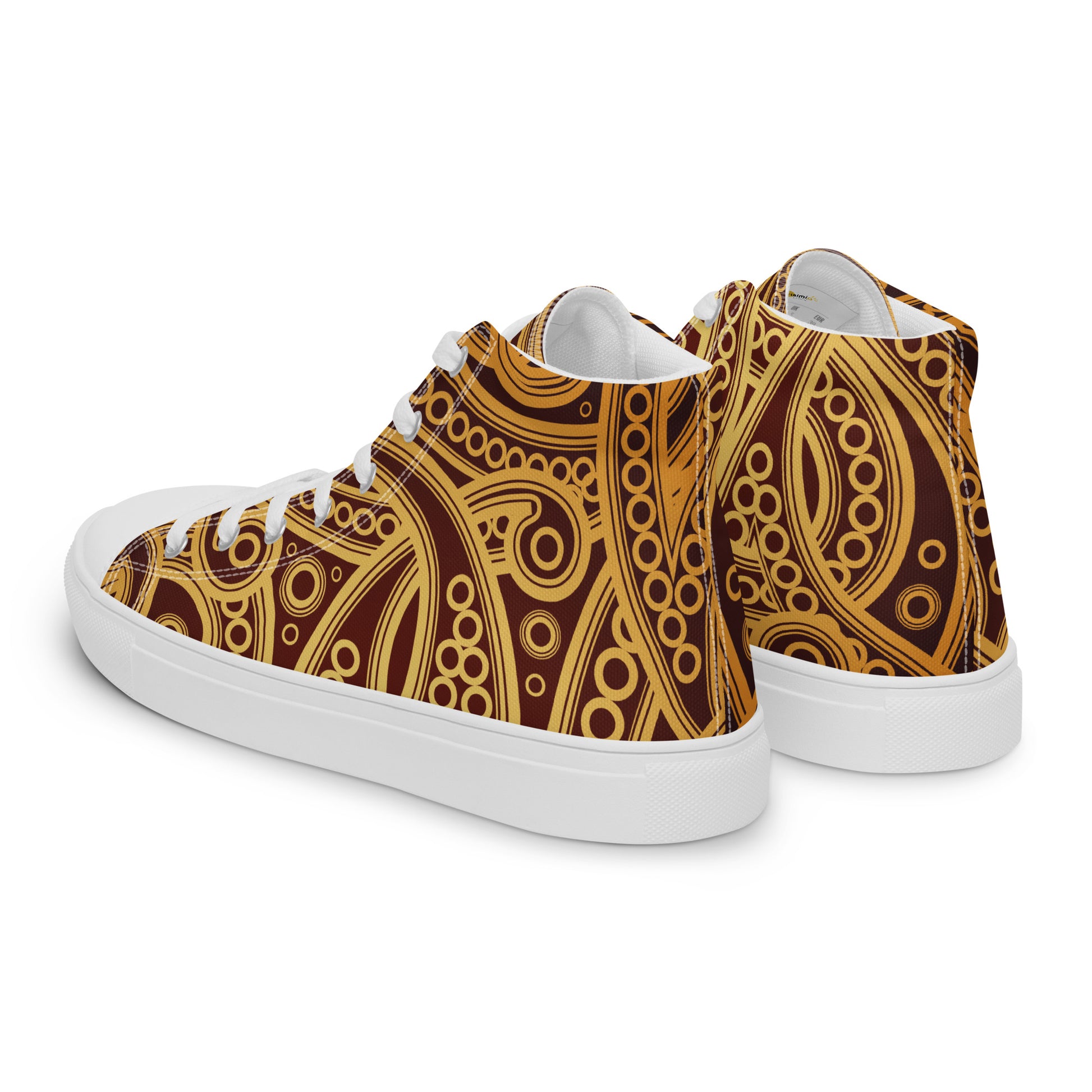 Prisimia Canvas Sneakers : Ornate Graphic Statement