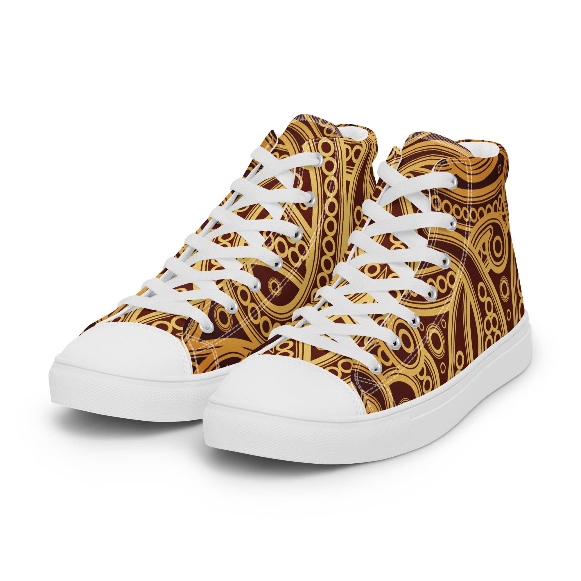Prisimia Canvas Sneakers : Ornate Graphic Statement