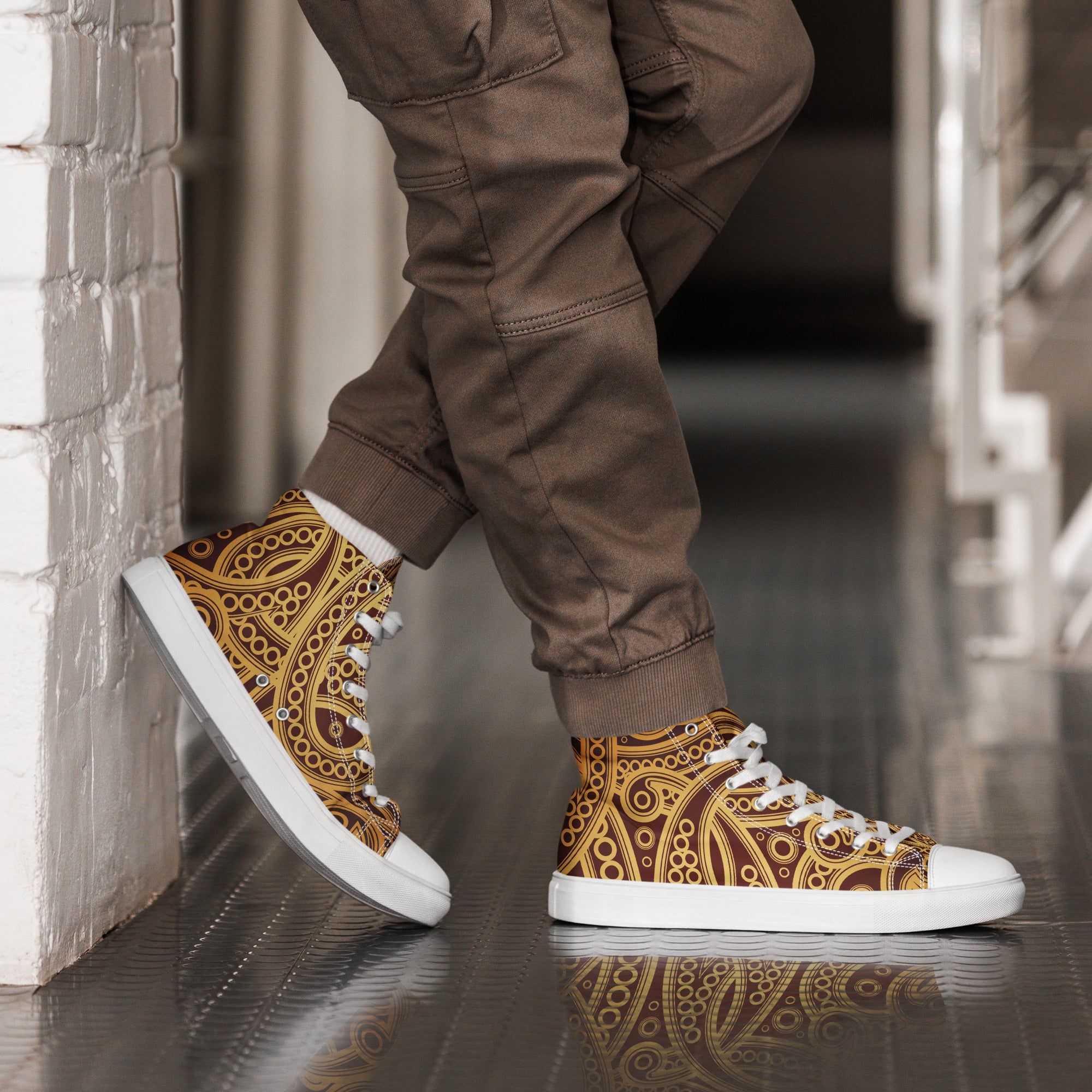 Prisimia Canvas Sneakers : Ornate Graphic Statement