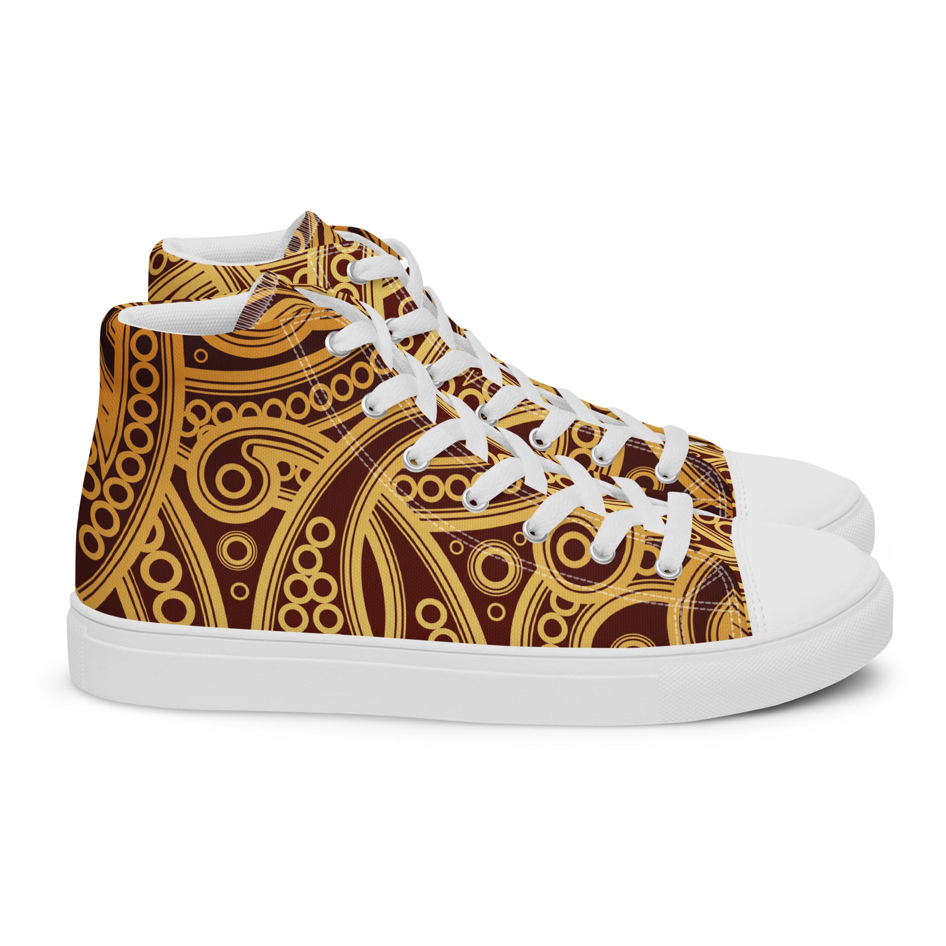 Prisimia Canvas Sneakers : Ornate Graphic Statement