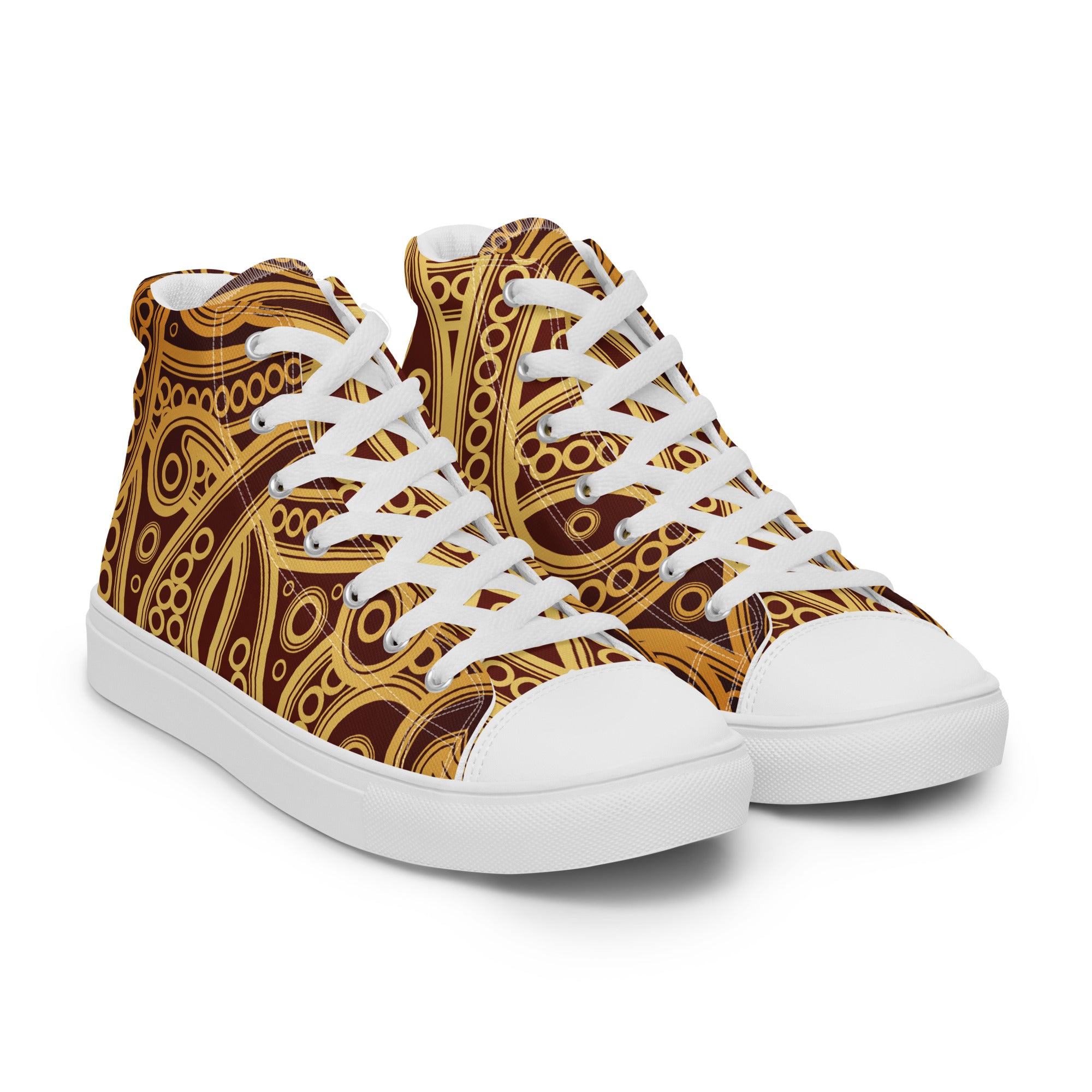 Prisimia Canvas Sneakers : Ornate Graphic Statement