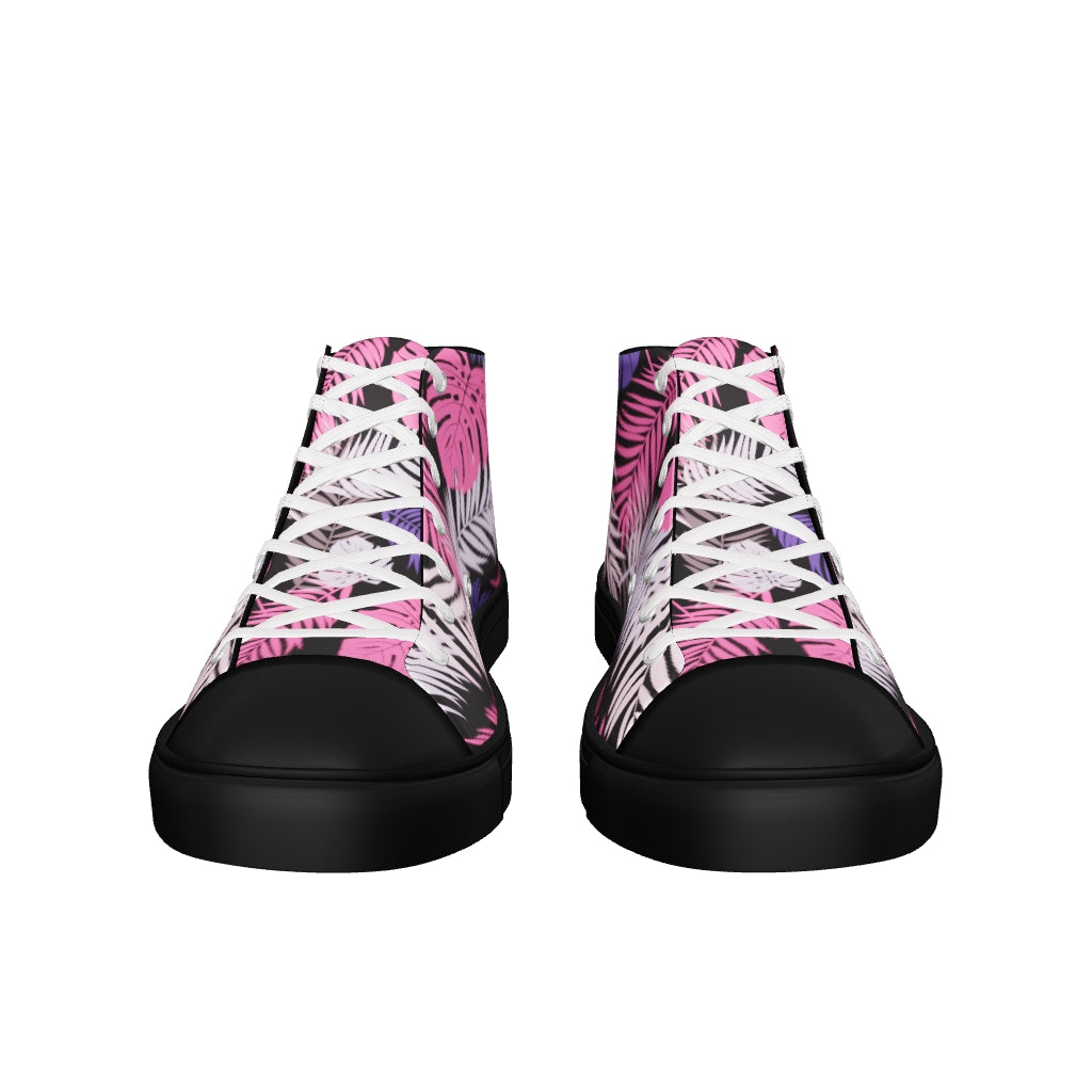 Men’s high top canvas shoes