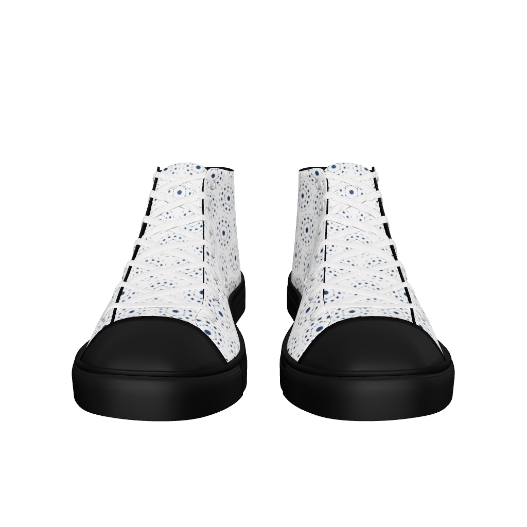 Men’s high top canvas shoes