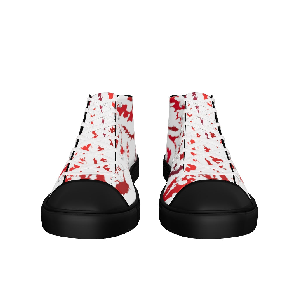 Men’s high top canvas shoes