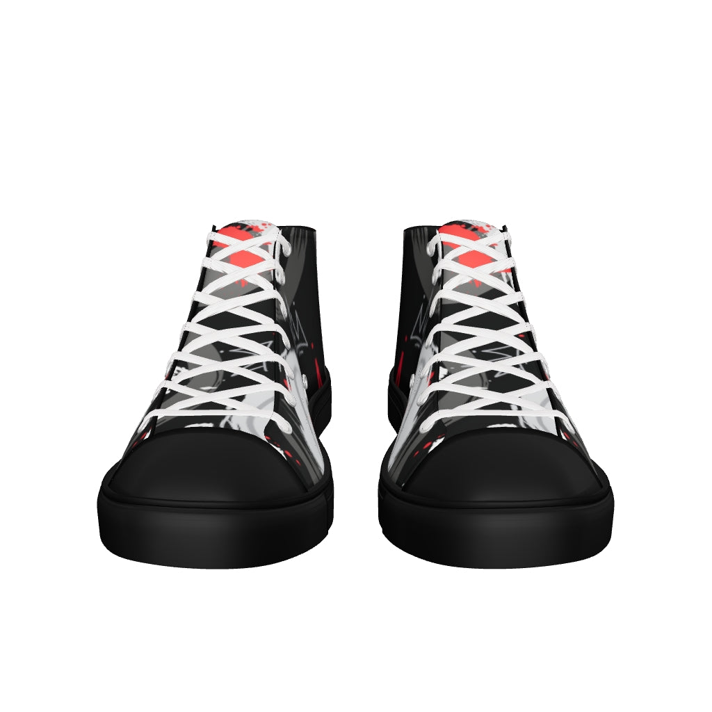 Men’s high top canvas shoes