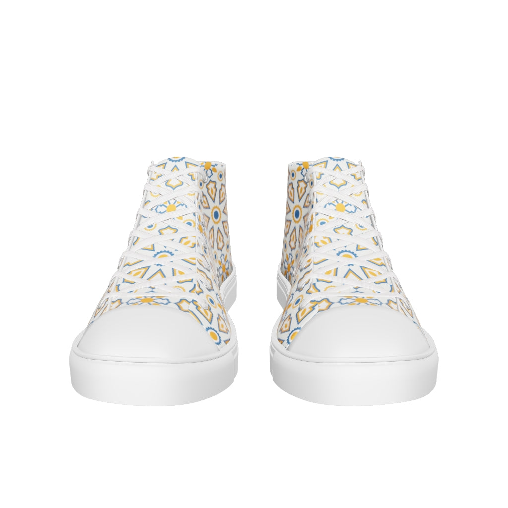 Women’s high top canvas shoes