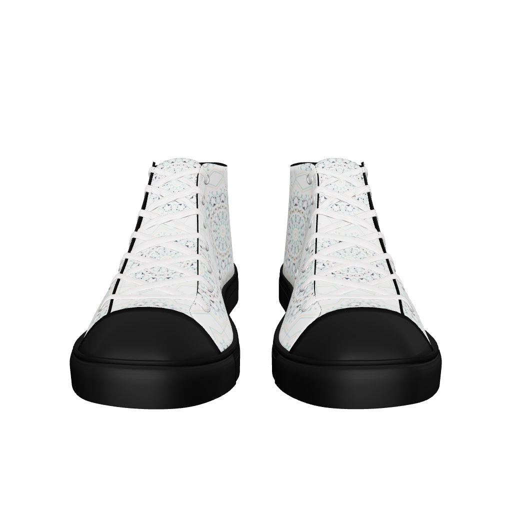 Women’s high top canvas shoes