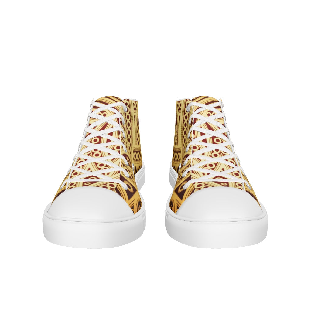 Women’s high top canvas shoes