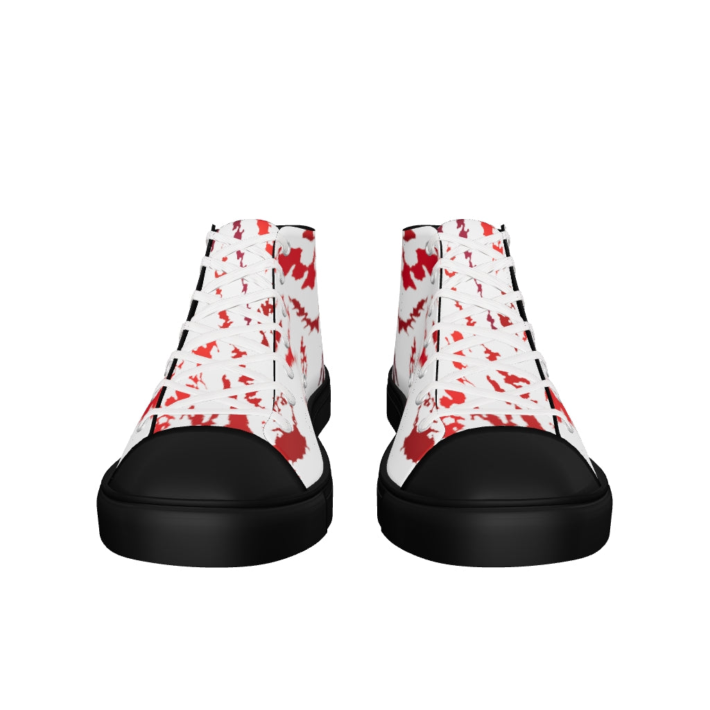 Women’s high top canvas shoes