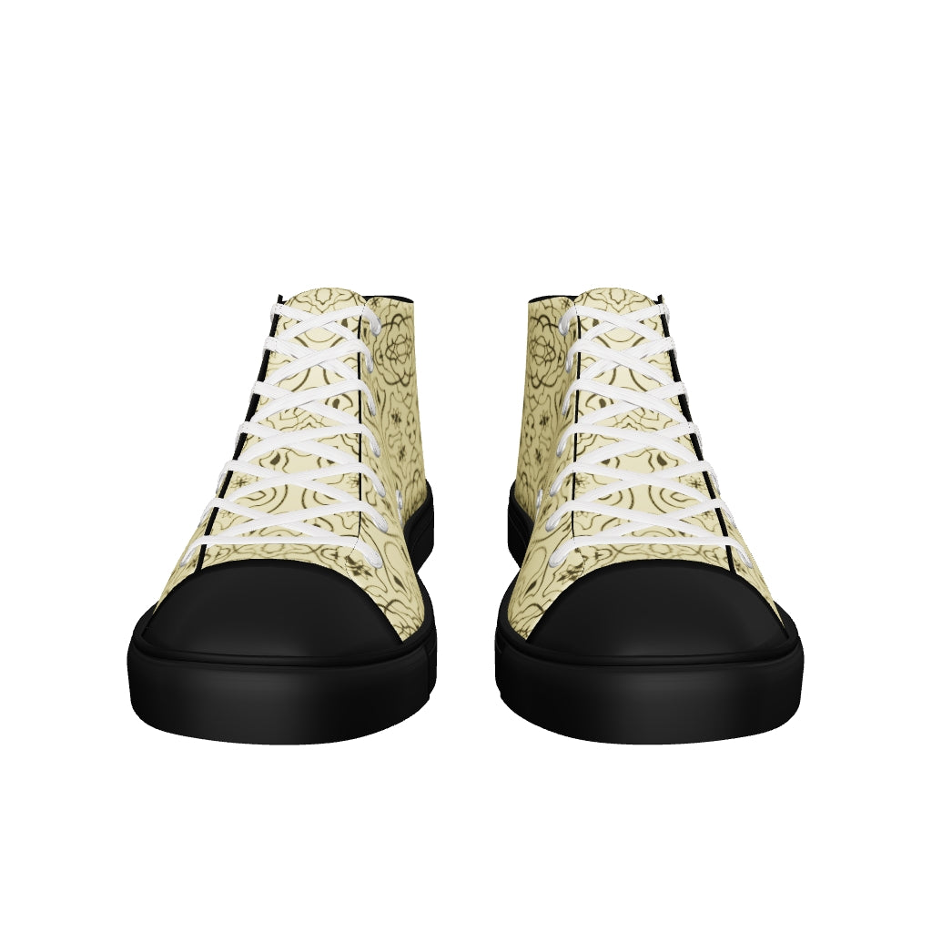 Women’s high top canvas shoes