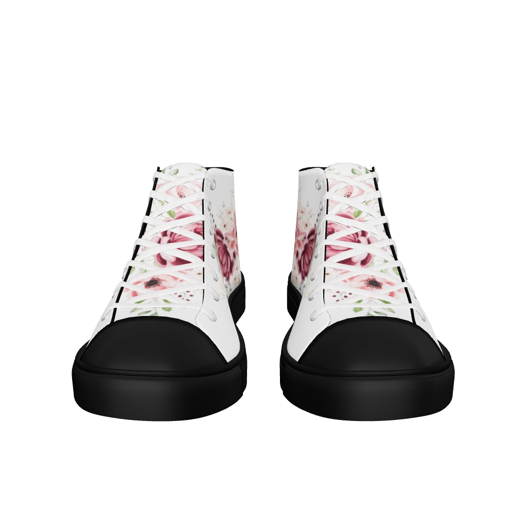 Women’s high top canvas shoes
