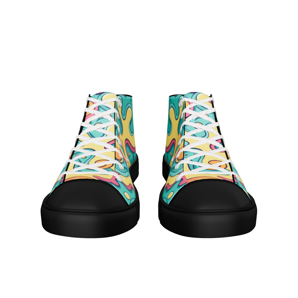 Women’s high top canvas shoes