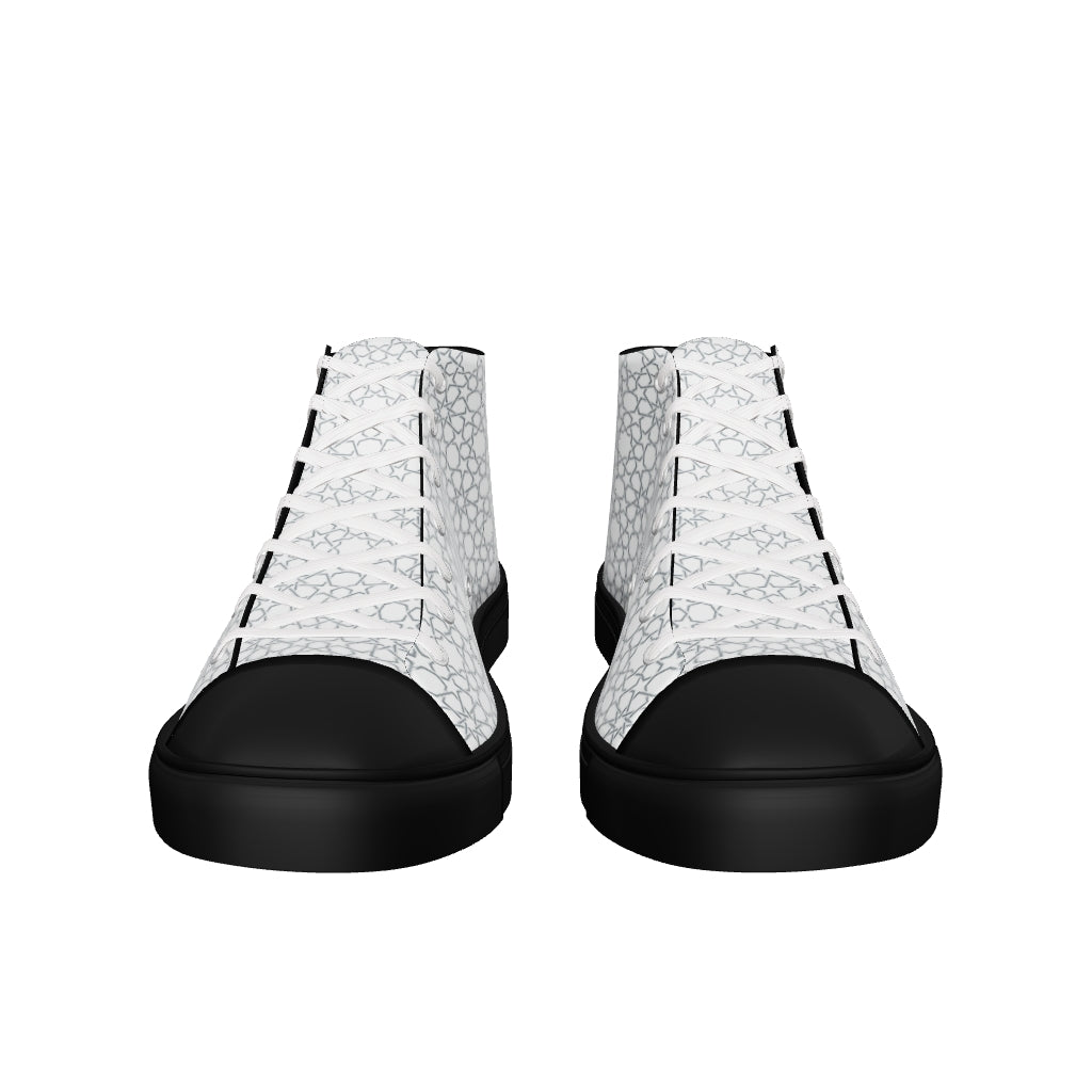 Women’s high top canvas shoes