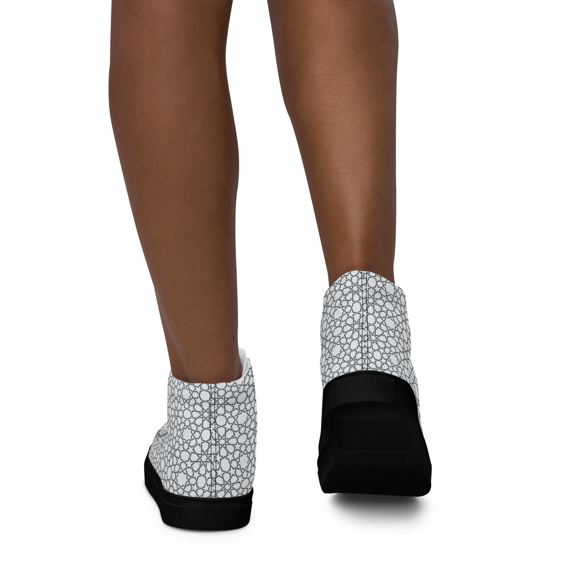 Prisimia Canvas Sneakers : Abstract Structural Elegance