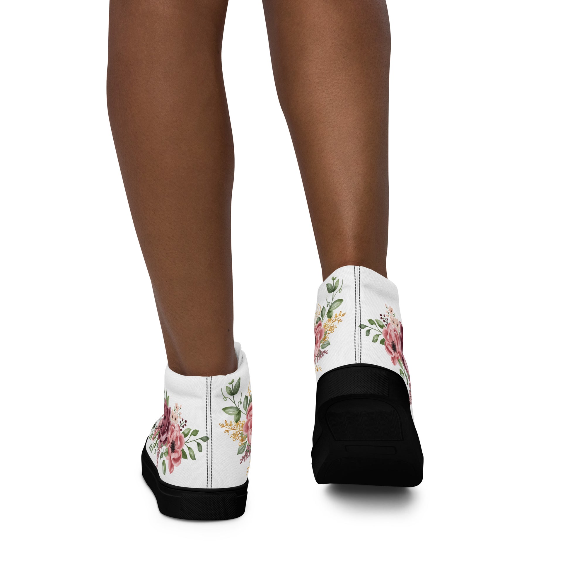 Prisimia Canvas Sneakers : Romantic Floral Masterpiece