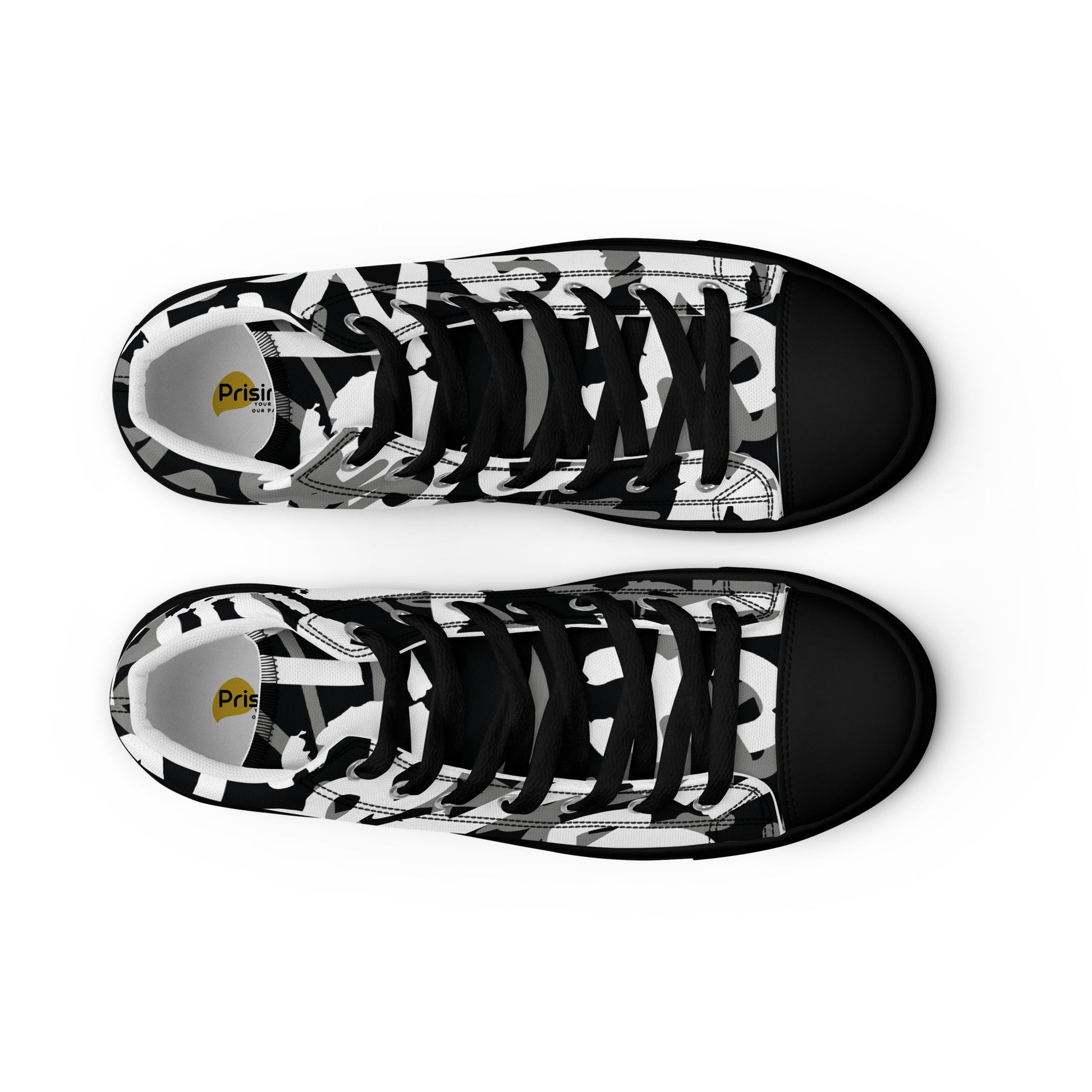 Prisimia Canvas Sneakers : Urban Graphic Lettering