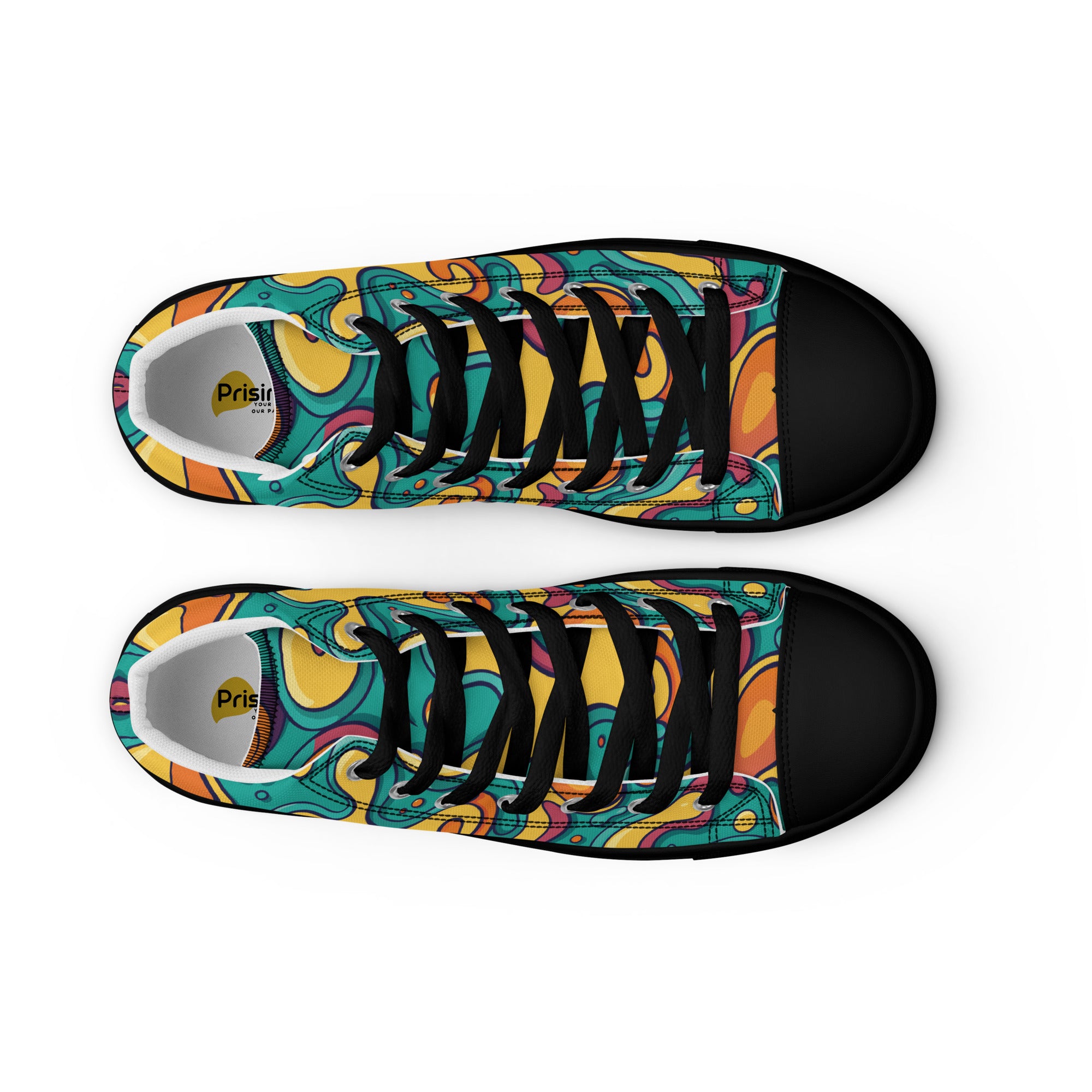 Prisimia Canvas Sneakers : Bold Modern Art Statement