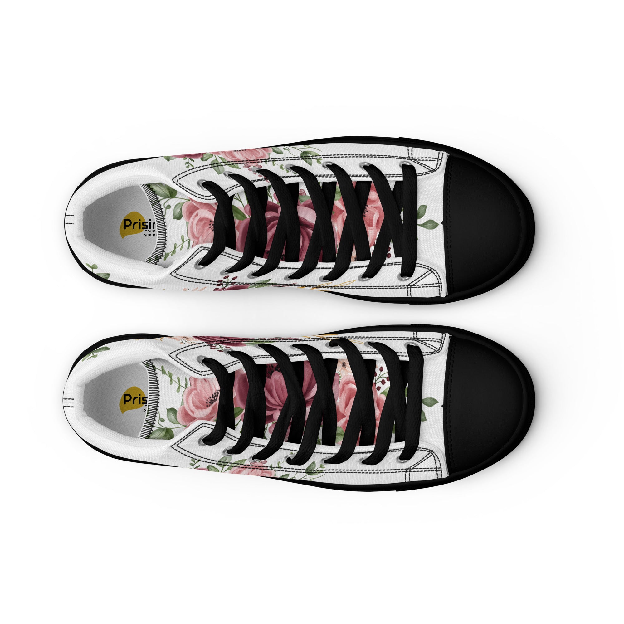 Prisimia Canvas Sneakers : Romantic Floral Masterpiece
