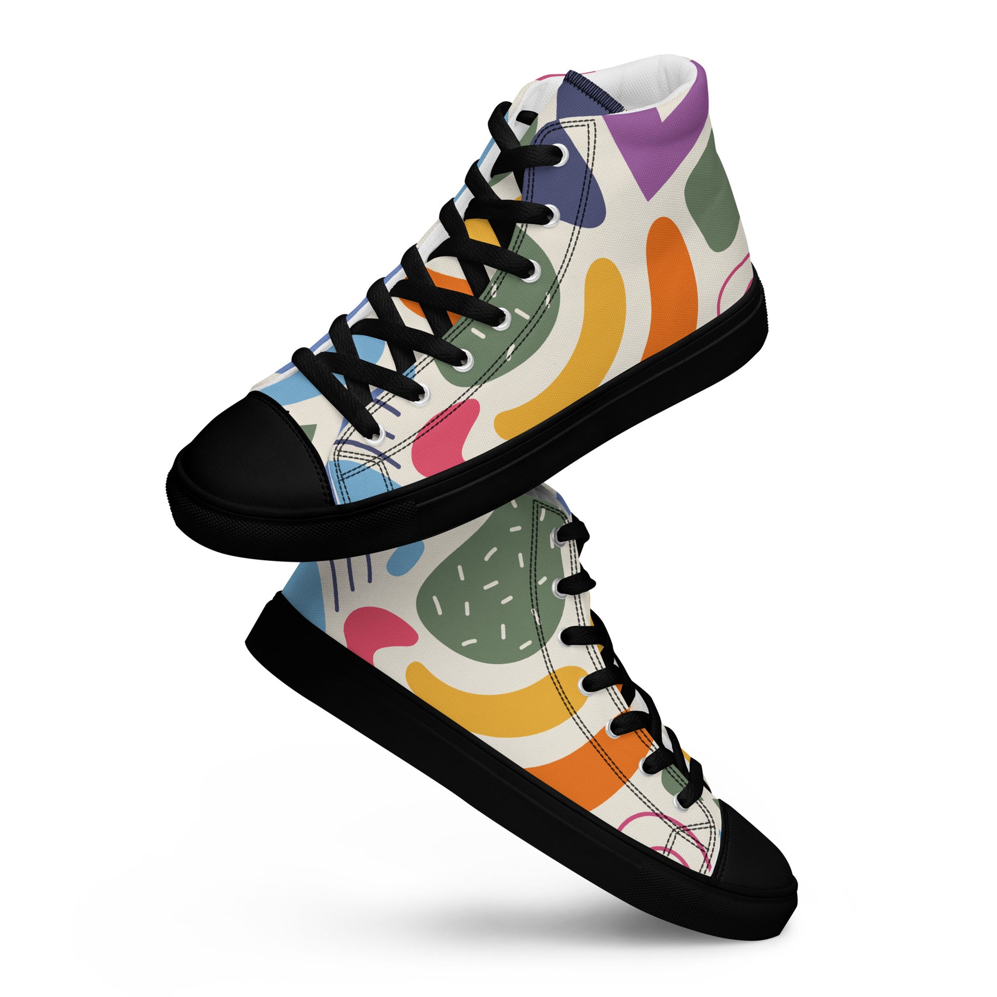 Prisimia Canvas Sneakers: Timeless Scroll Elegance