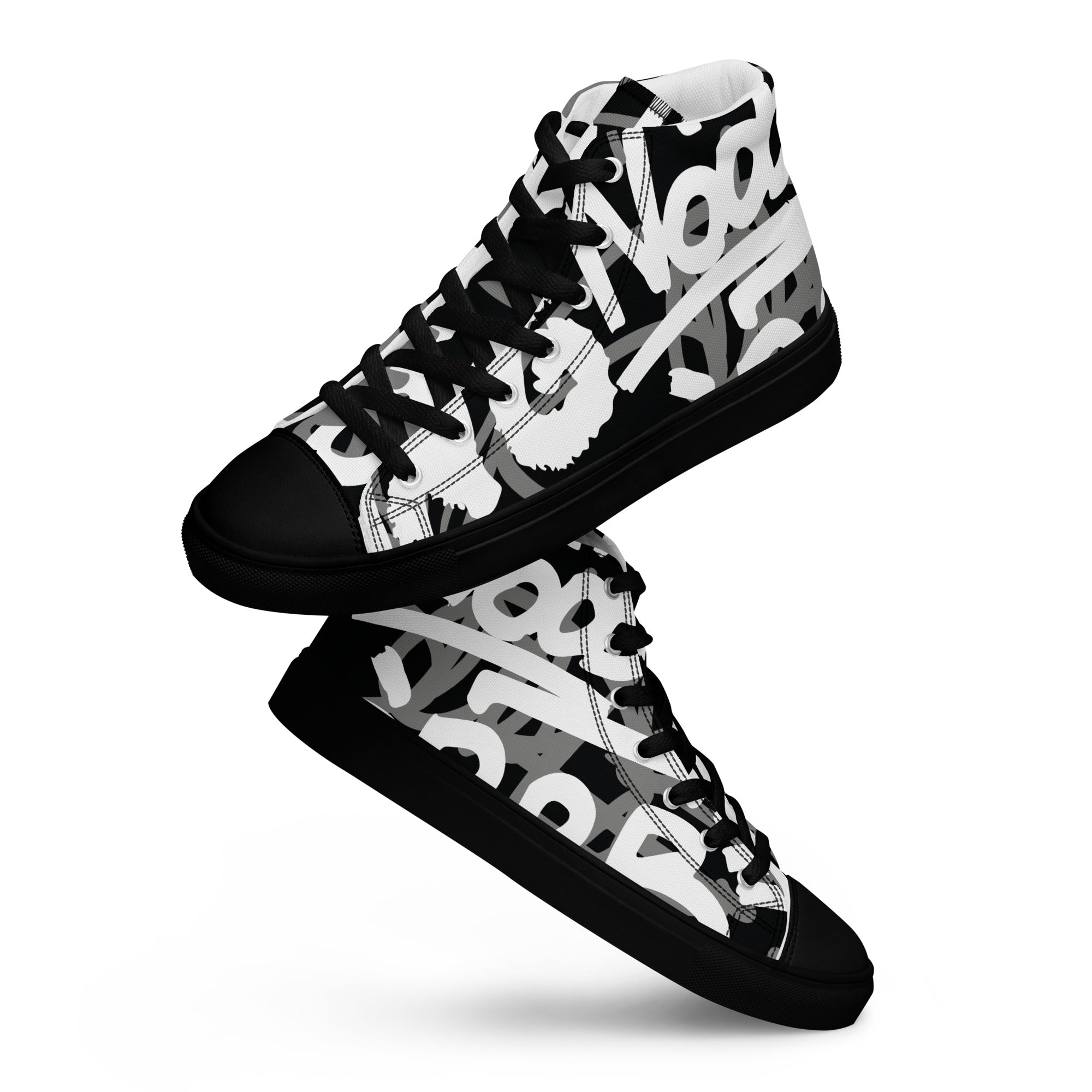Prisimia Canvas Sneakers : Urban Graphic Lettering