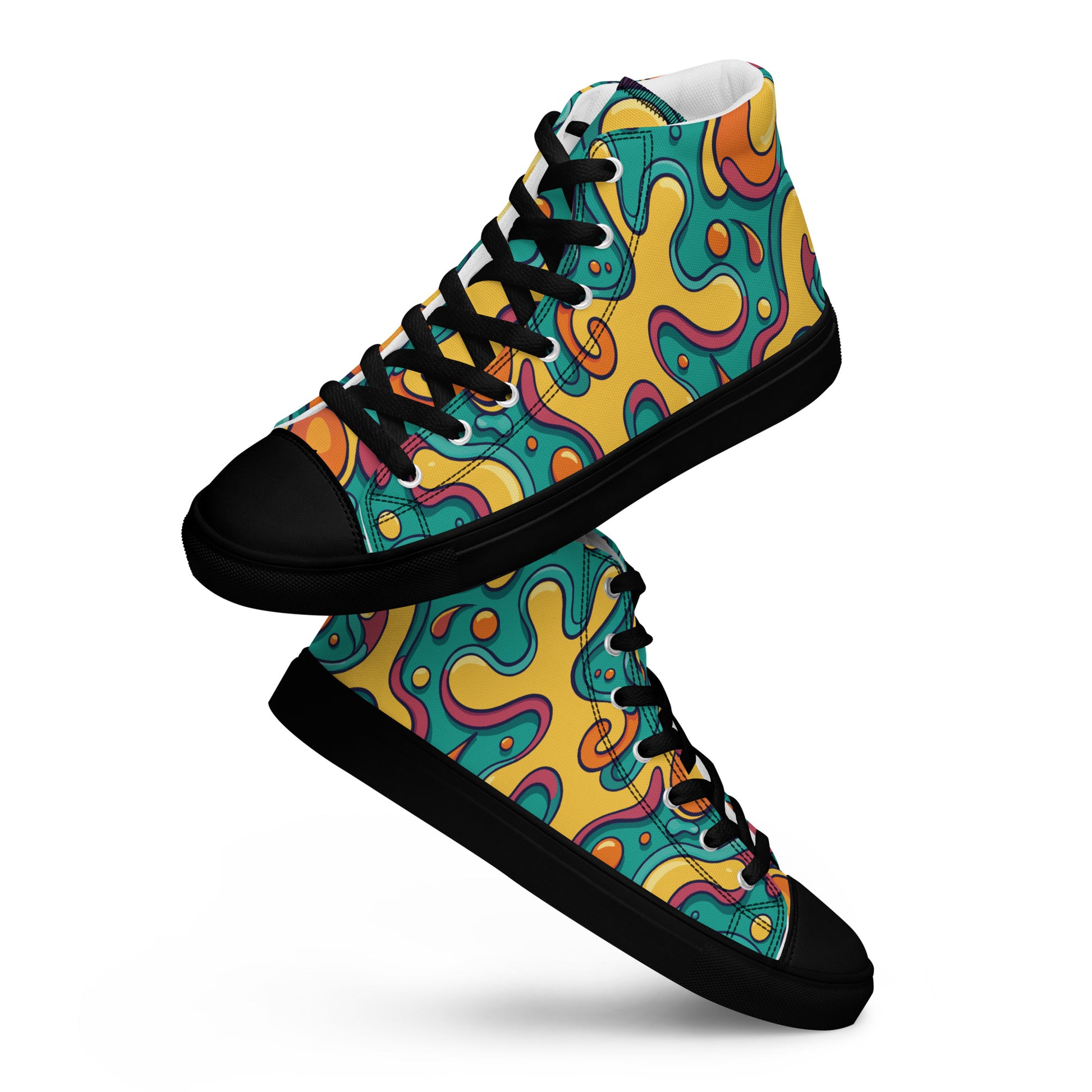 Prisimia Canvas Sneakers : Bold Modern Art Statement