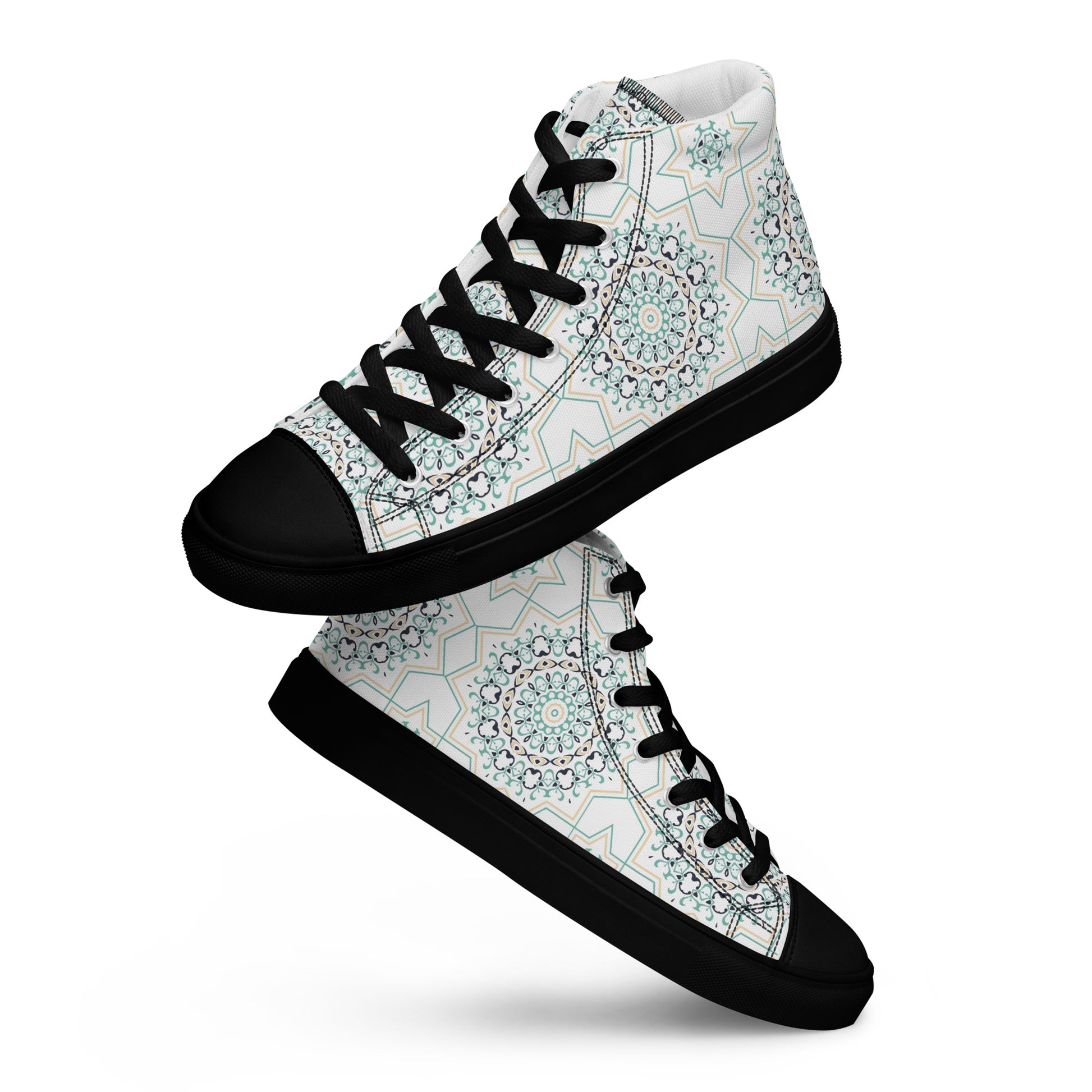 Prisimia Canvas Sneakers : Vibrant Moroccan Mosaic