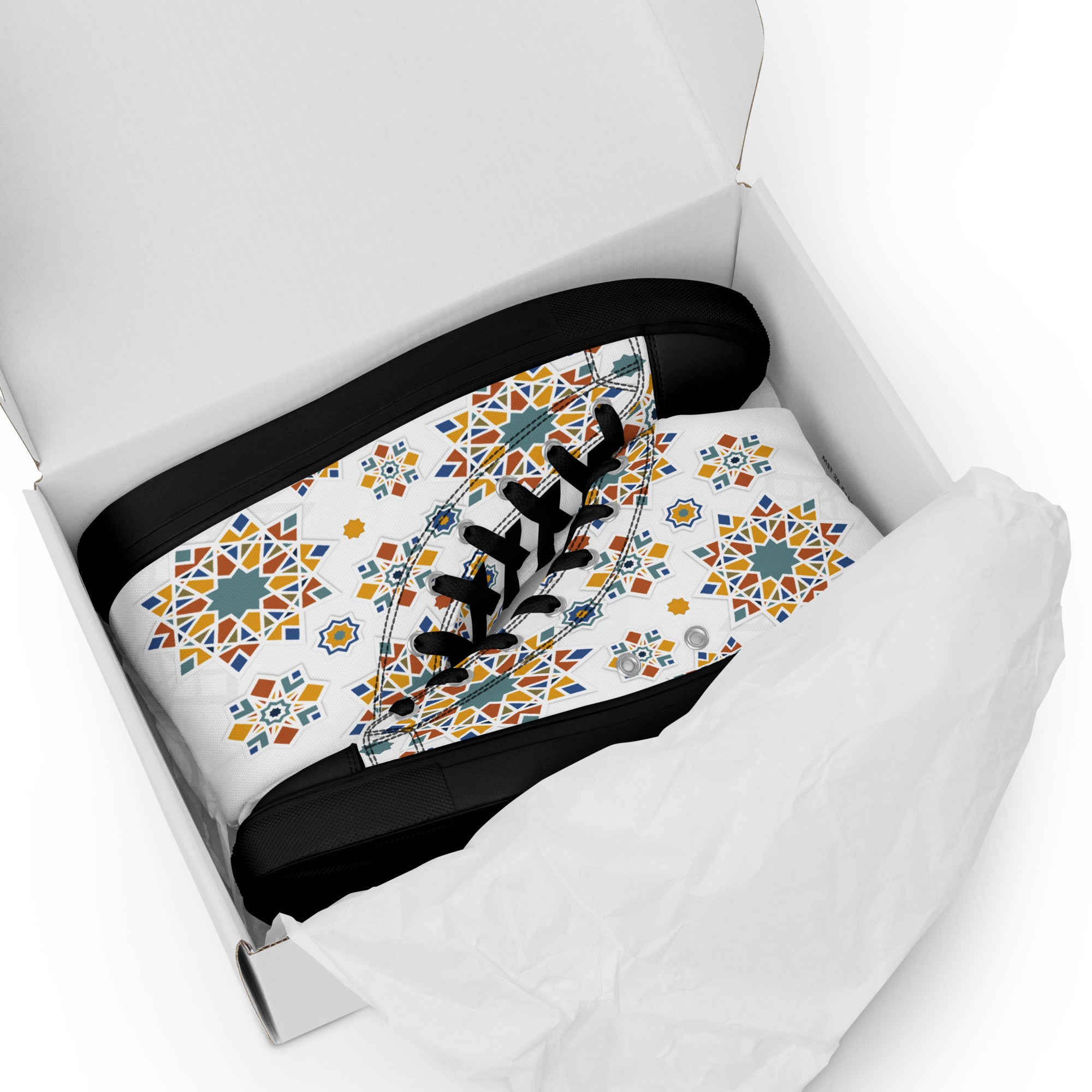 Prisimia Canvas Sneakers : Dynamic Mosaic of Colors