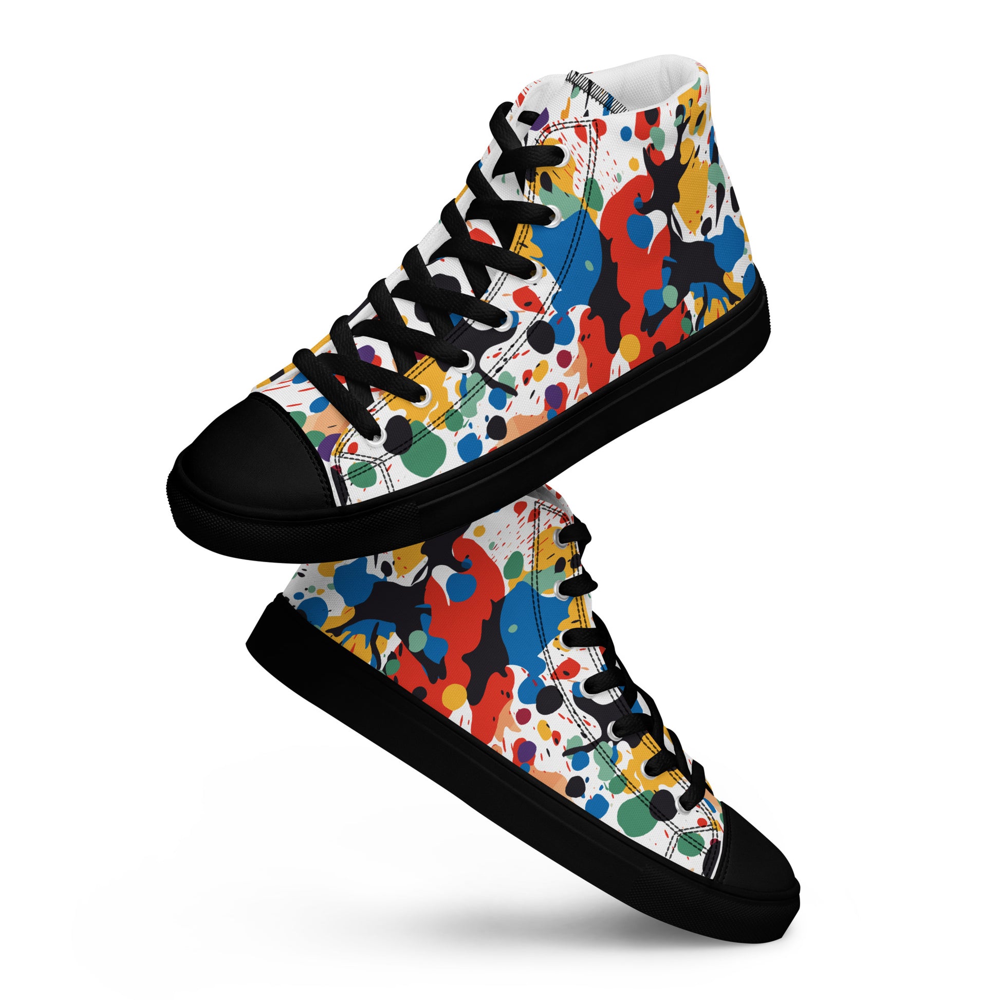 Prisimia Canvas Sneakers : Explosive Artistic Energy