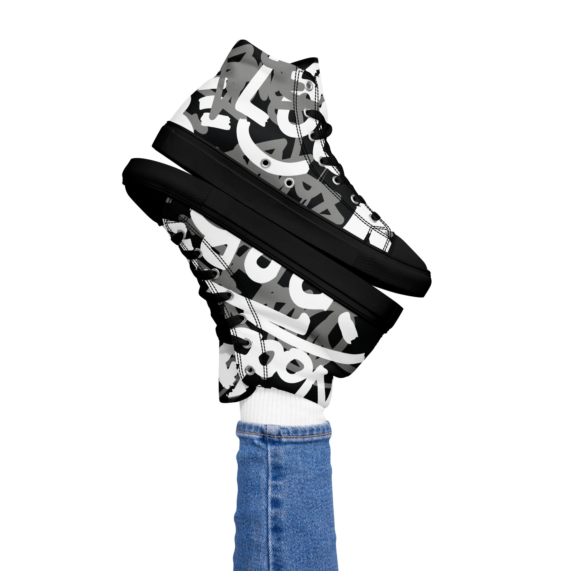 Prisimia Canvas Sneakers : Urban Graphic Lettering