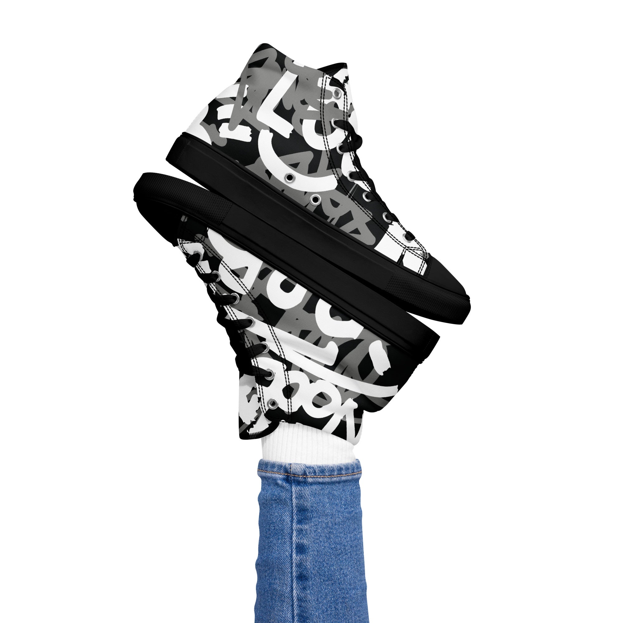 Prisimia Canvas Sneakers : Urban Graphic Lettering