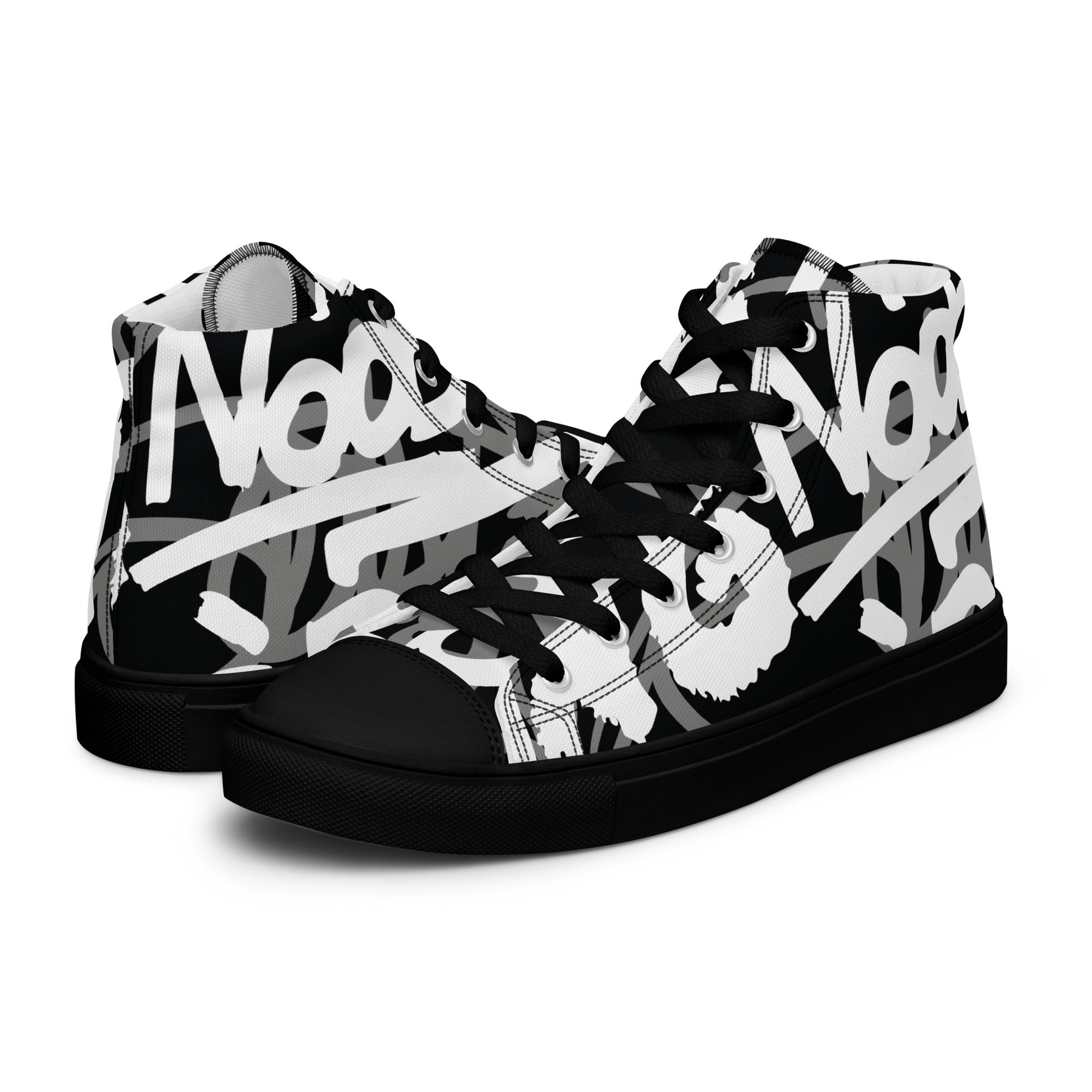 Prisimia Canvas Sneakers : Urban Graphic Lettering