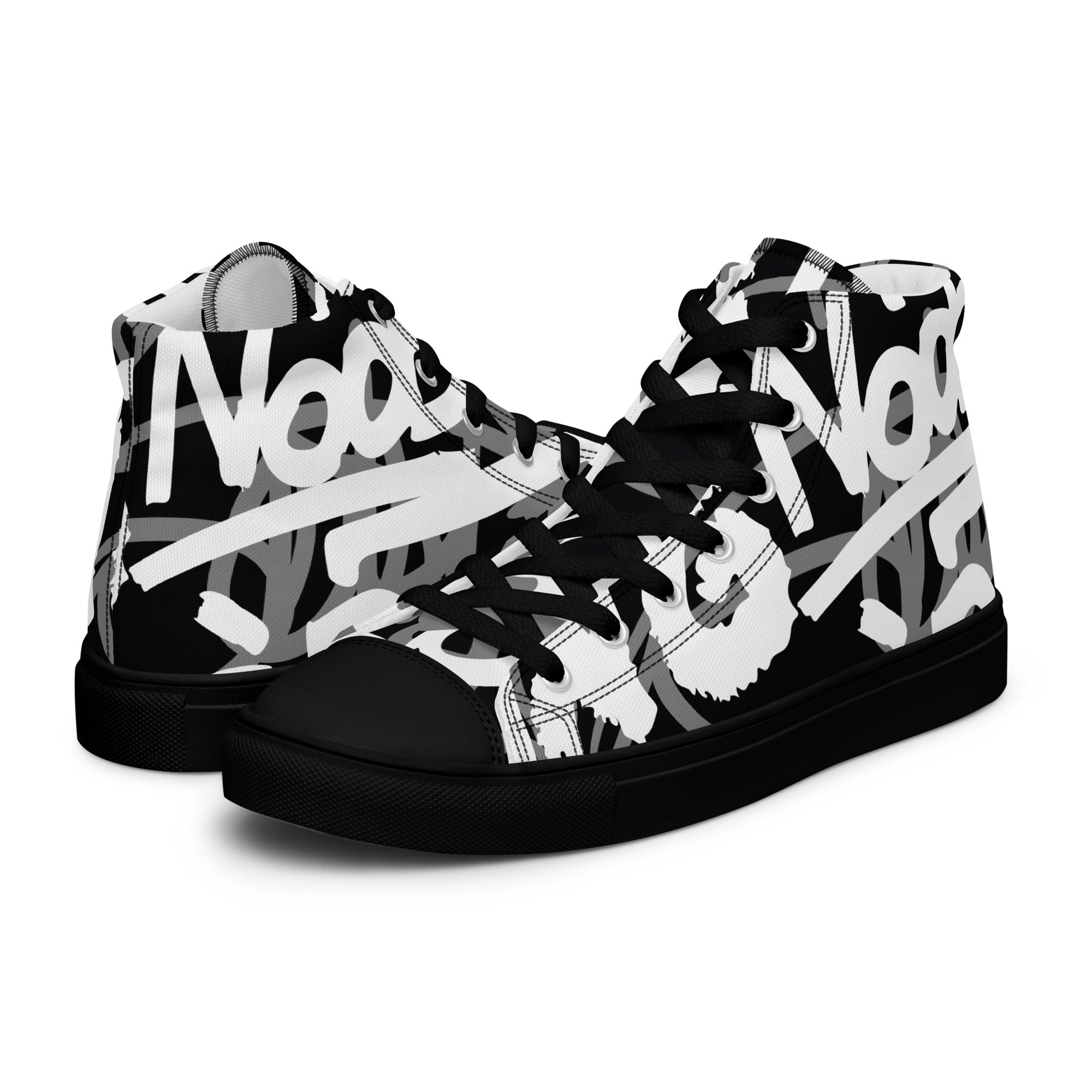 Prisimia Canvas Sneakers : Urban Graphic Lettering