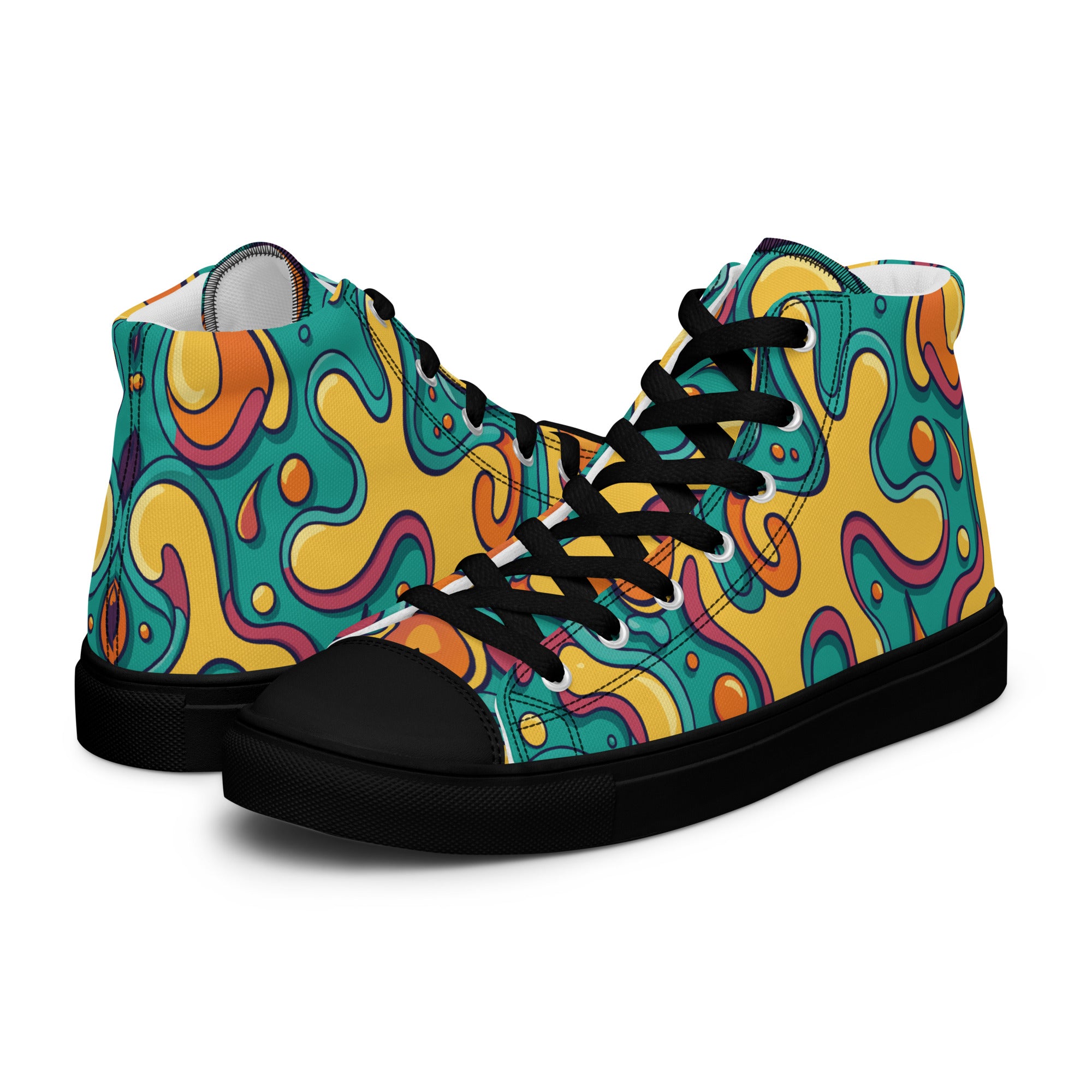 Prisimia Canvas Sneakers : Bold Modern Art Statement