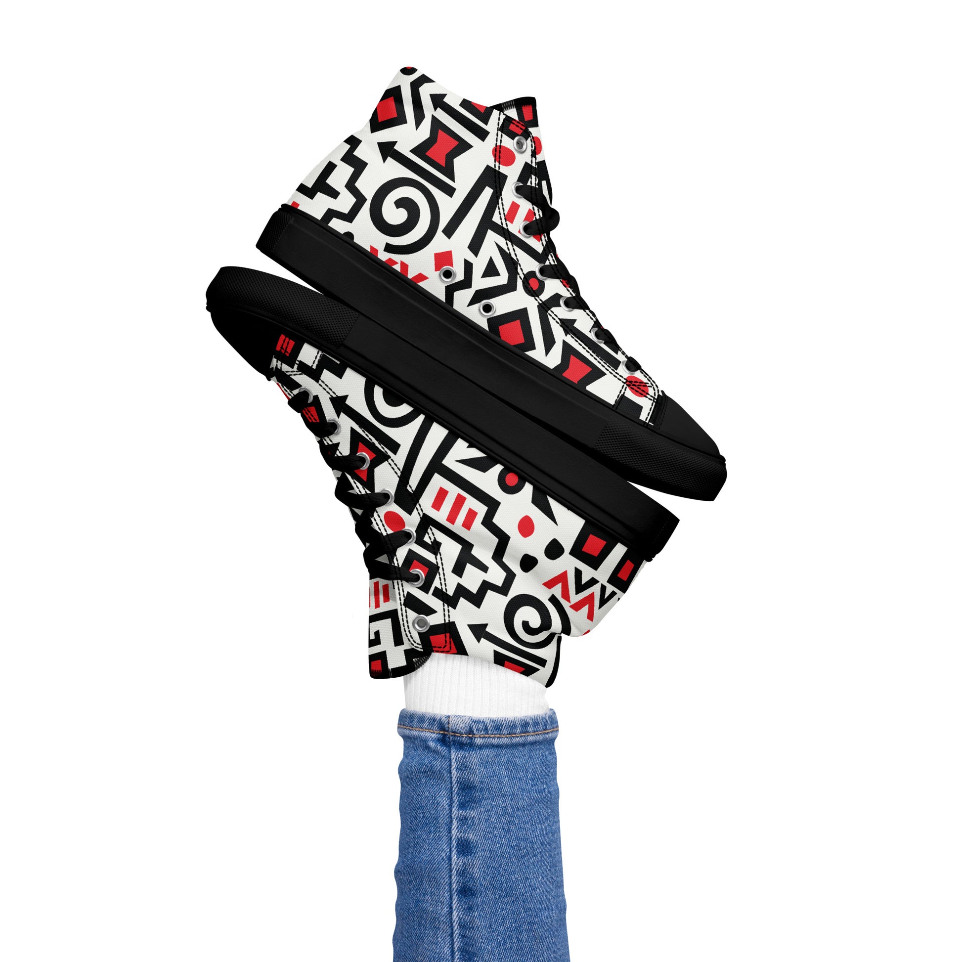 Prisimia Canvas Sneakers : Graphic Two-Tone Versatility