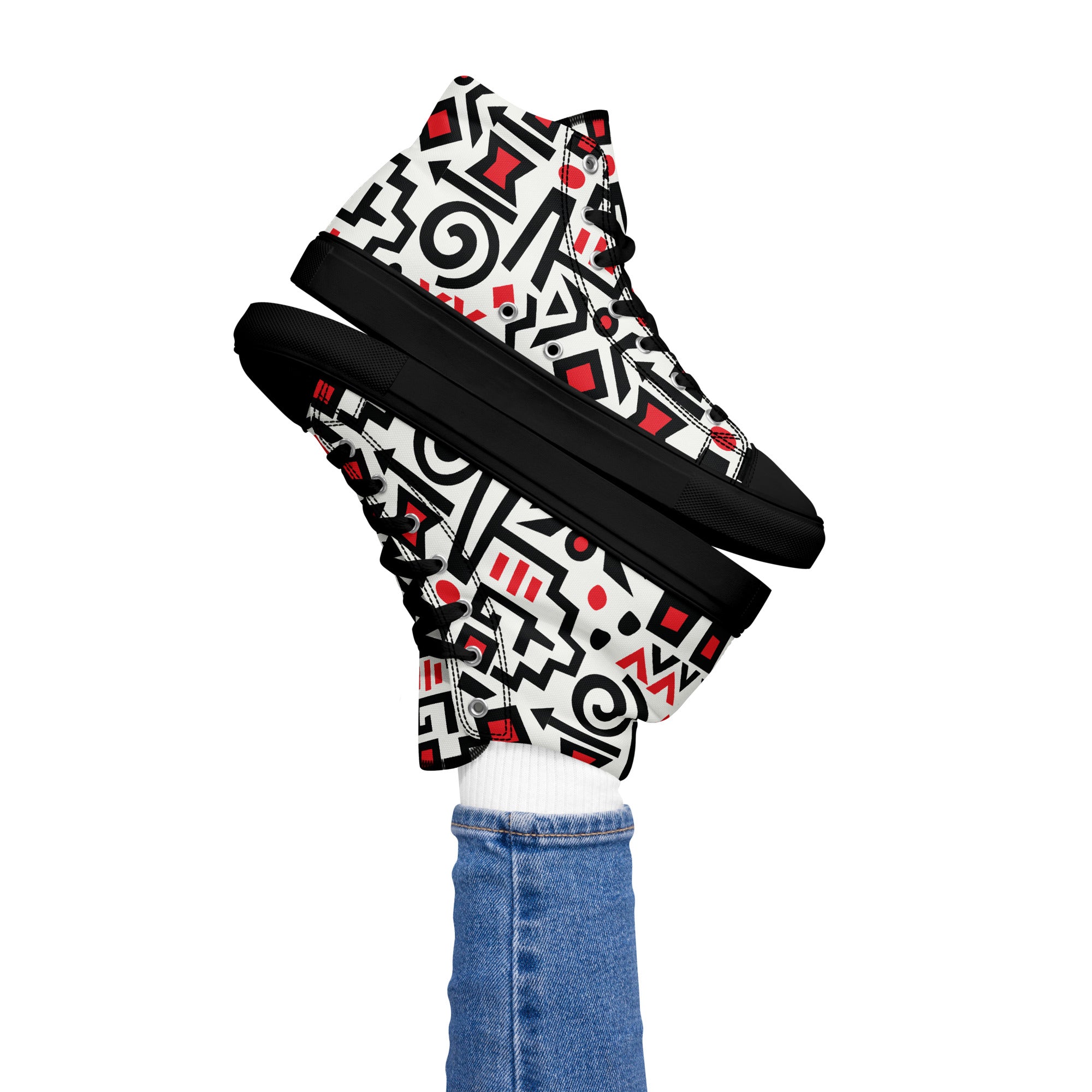 Prisimia Canvas Sneakers : Graphic Two-Tone Versatility