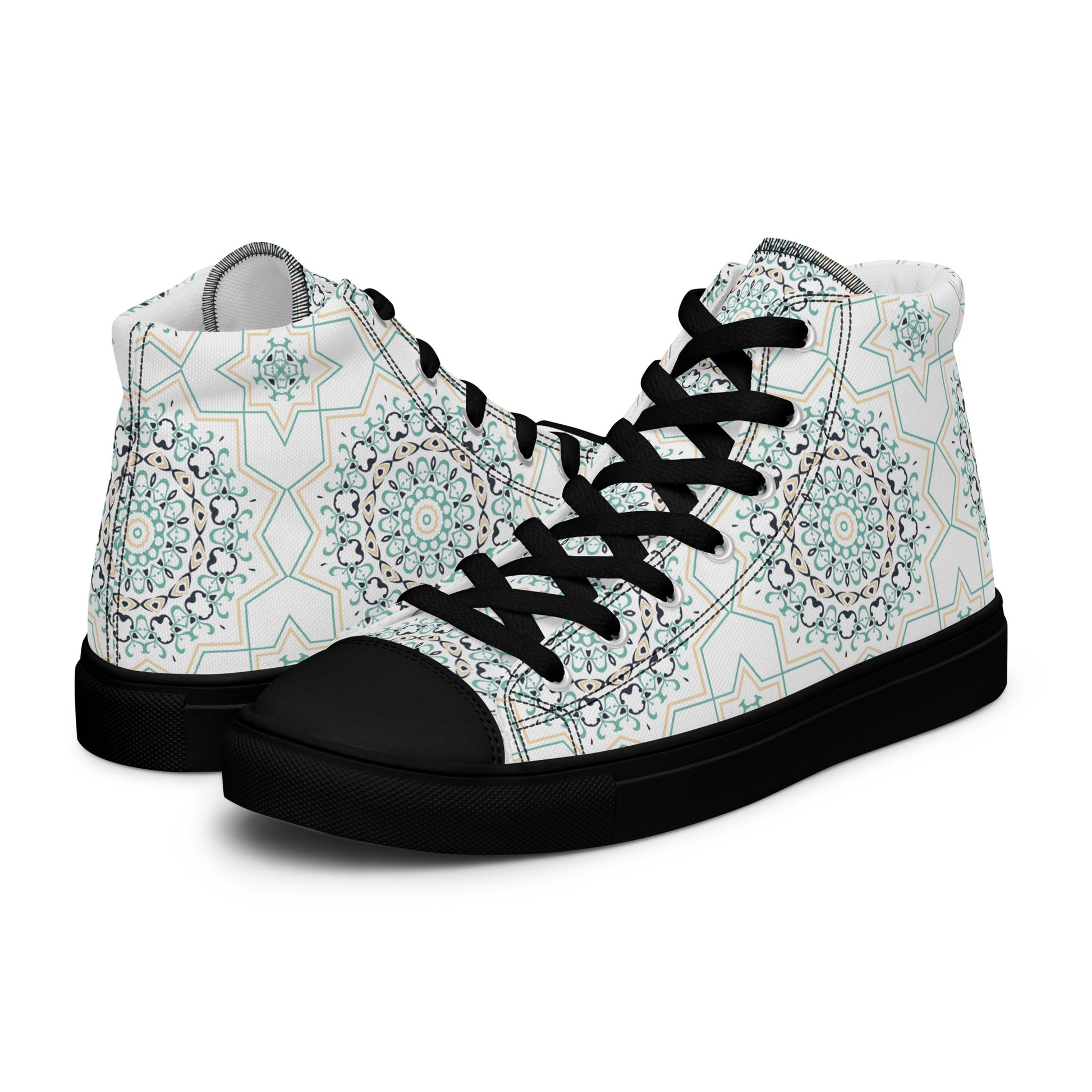 Prisimia Canvas Sneakers : Intricate Earthy Charm