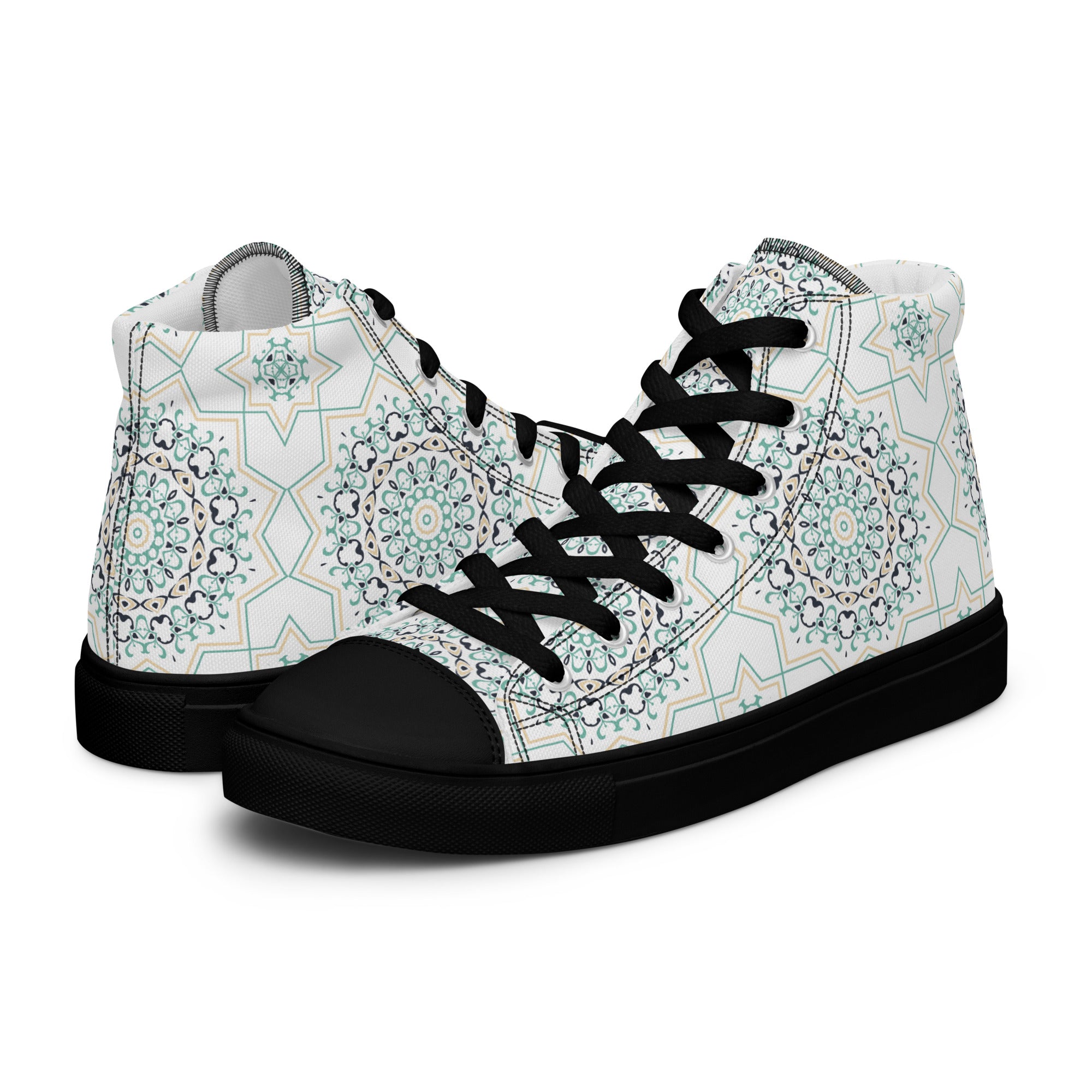Prisimia Canvas Sneakers : Intricate Earthy Charm