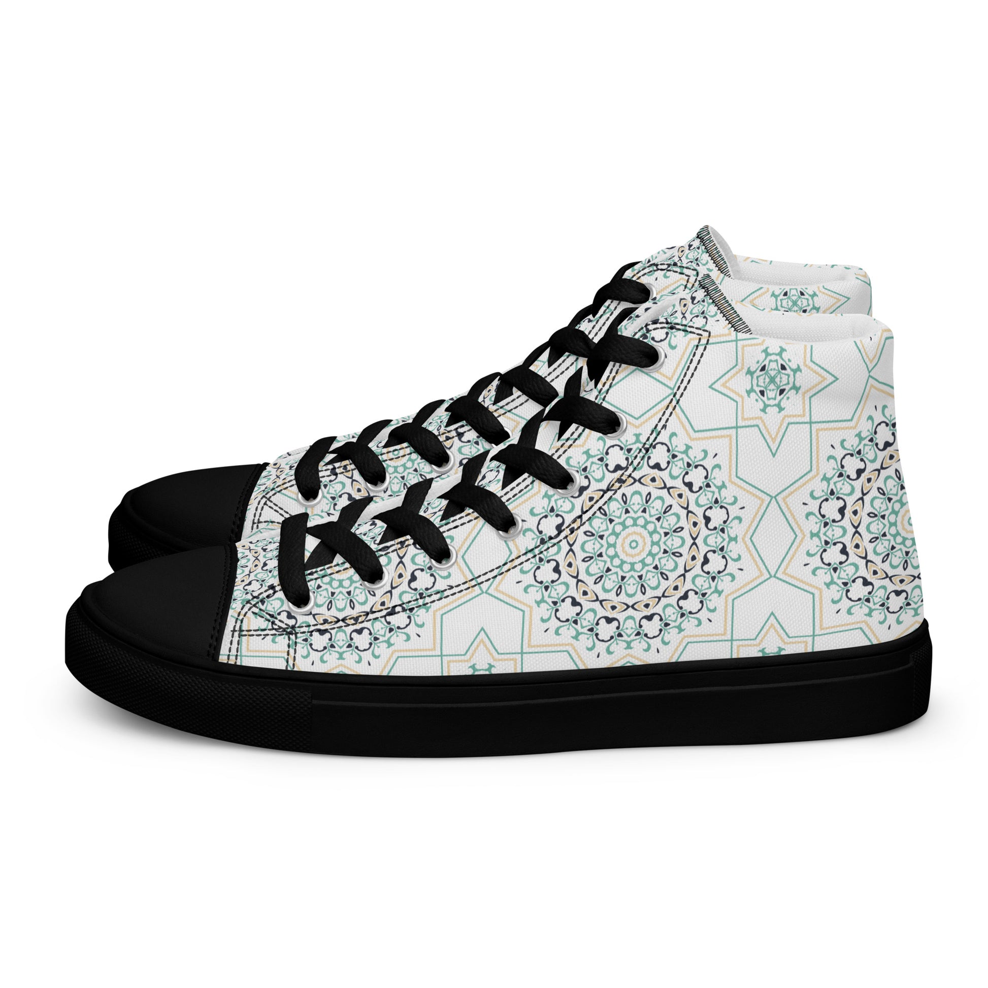Prisimia Canvas Sneakers : Vibrant Moroccan Mosaic