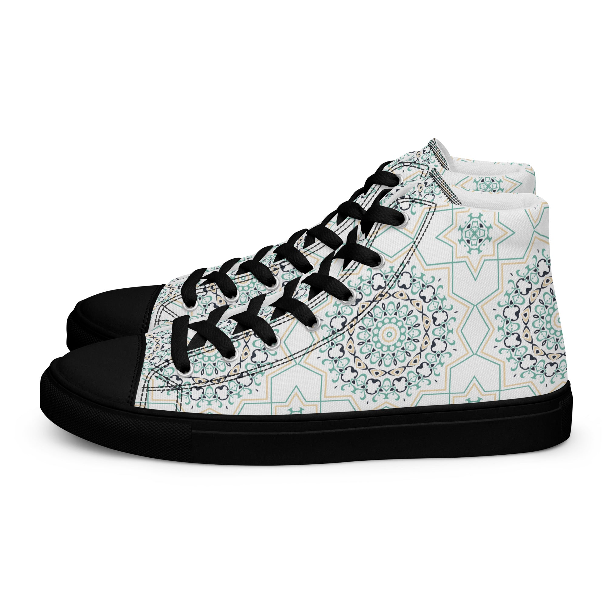 Prisimia Canvas Sneakers : Vibrant Moroccan Mosaic