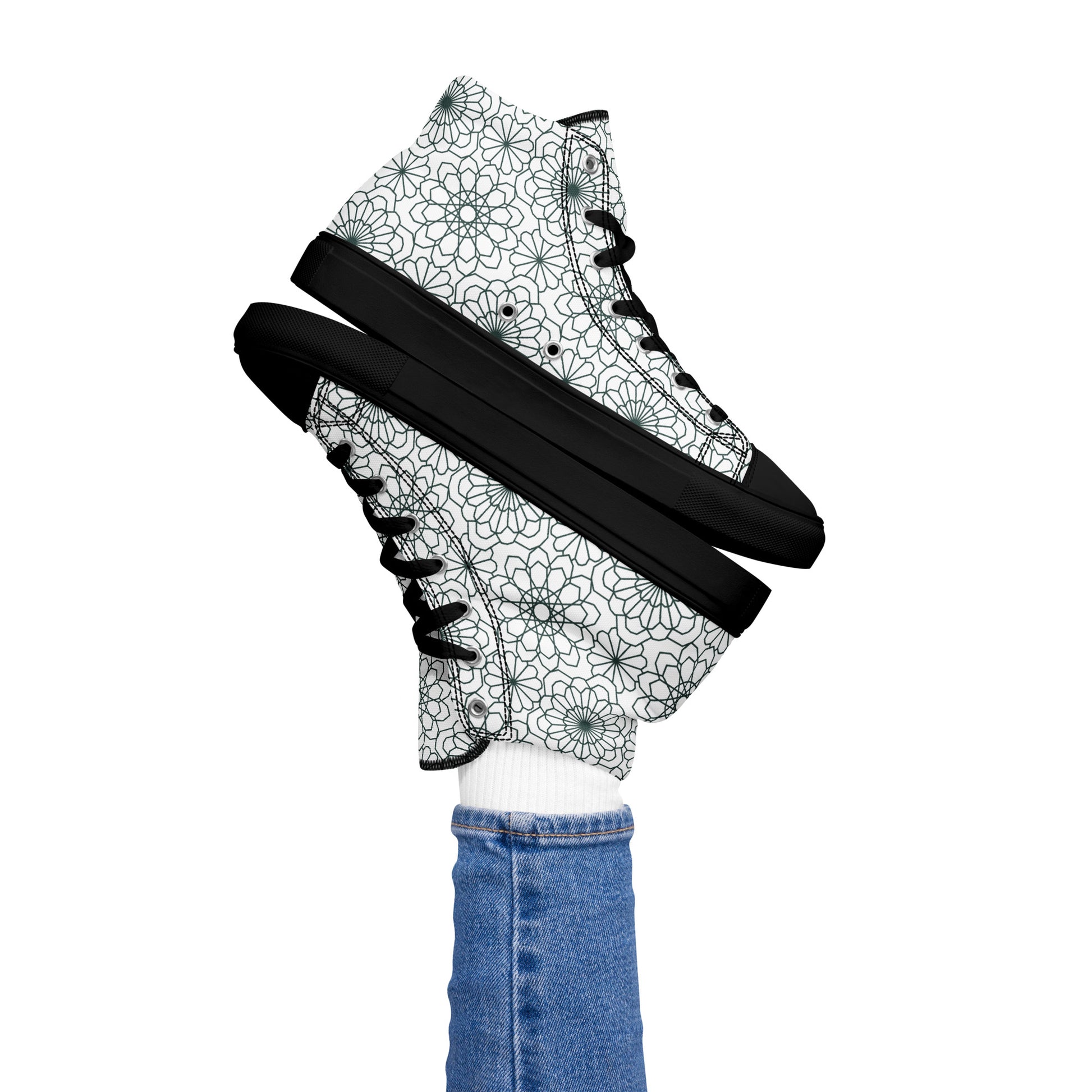 Prisimia Canvas Sneakers : Sunny Geometric Delight
