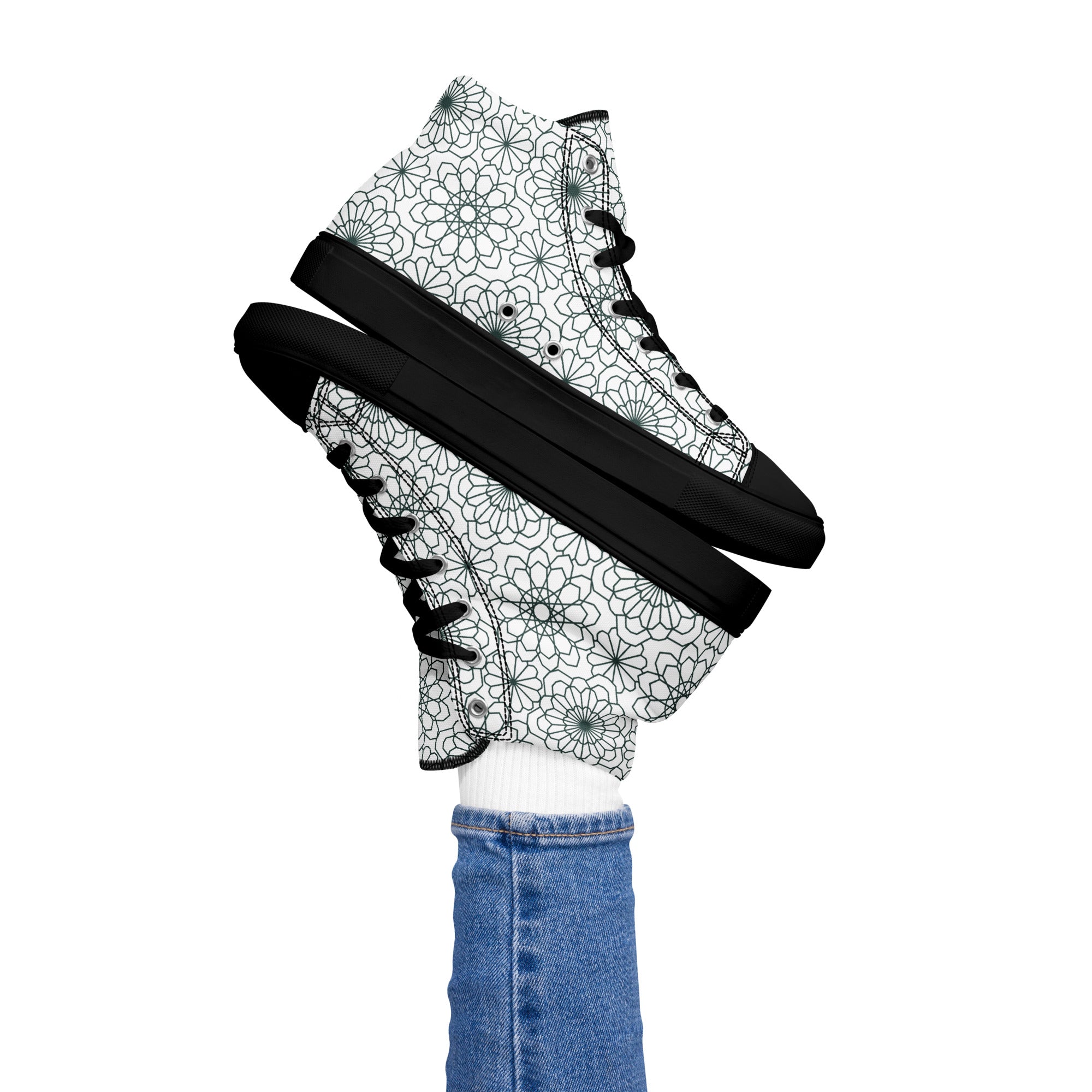 Prisimia Canvas Sneakers : Sunny Geometric Delight