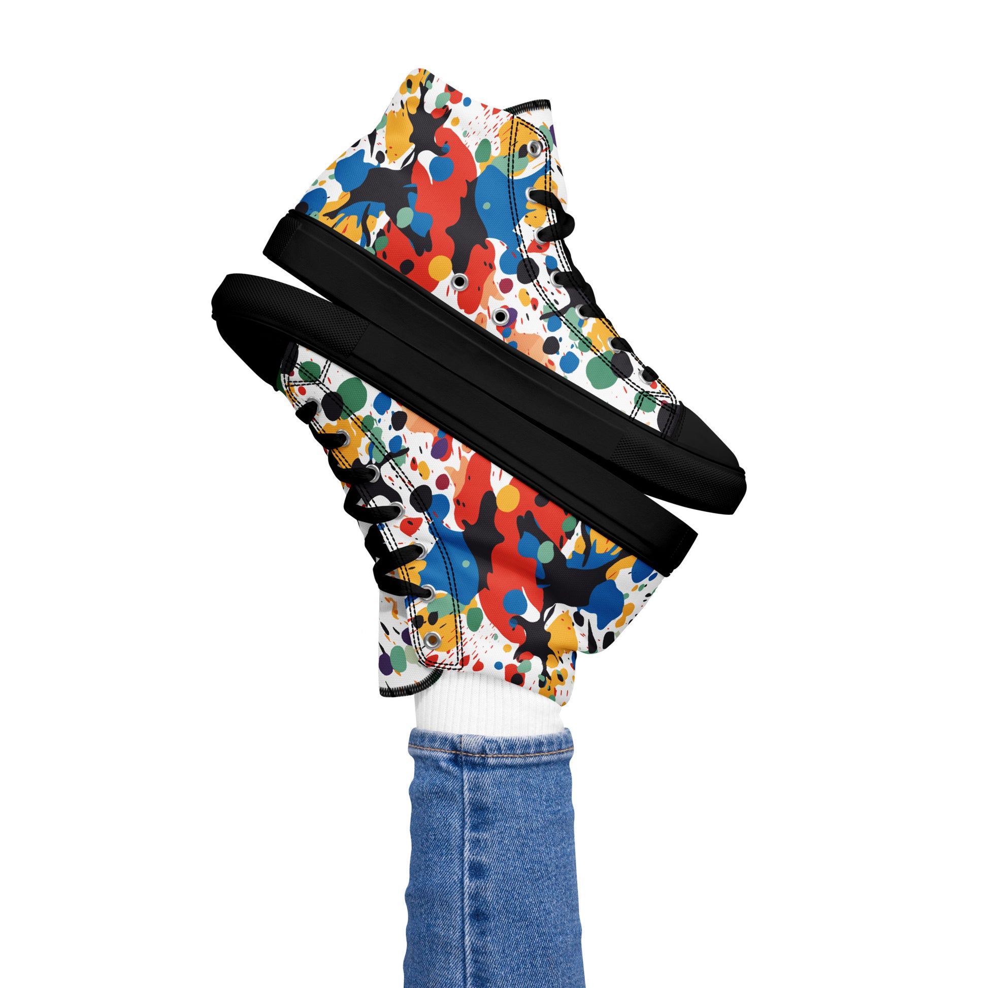 Prisimia Canvas Sneakers : Explosive Artistic Energy