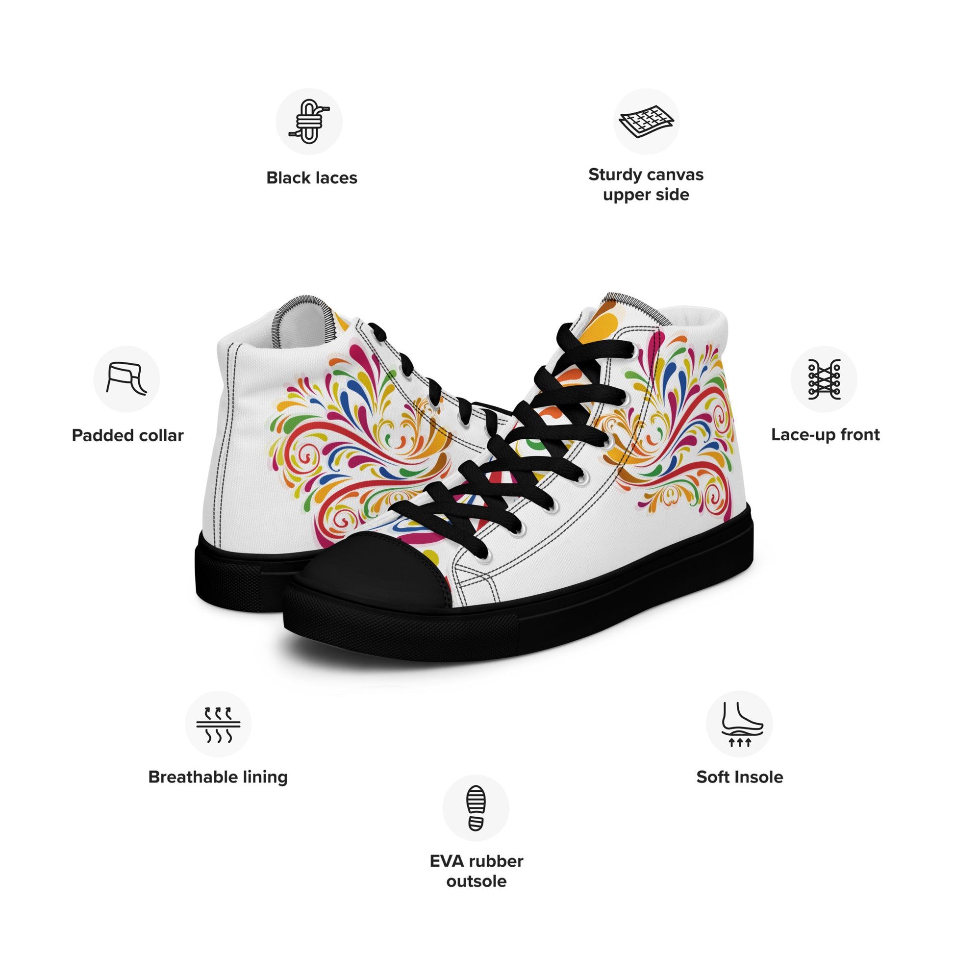 Prisimia Canvas Sneakers : Bold Colorful Statement