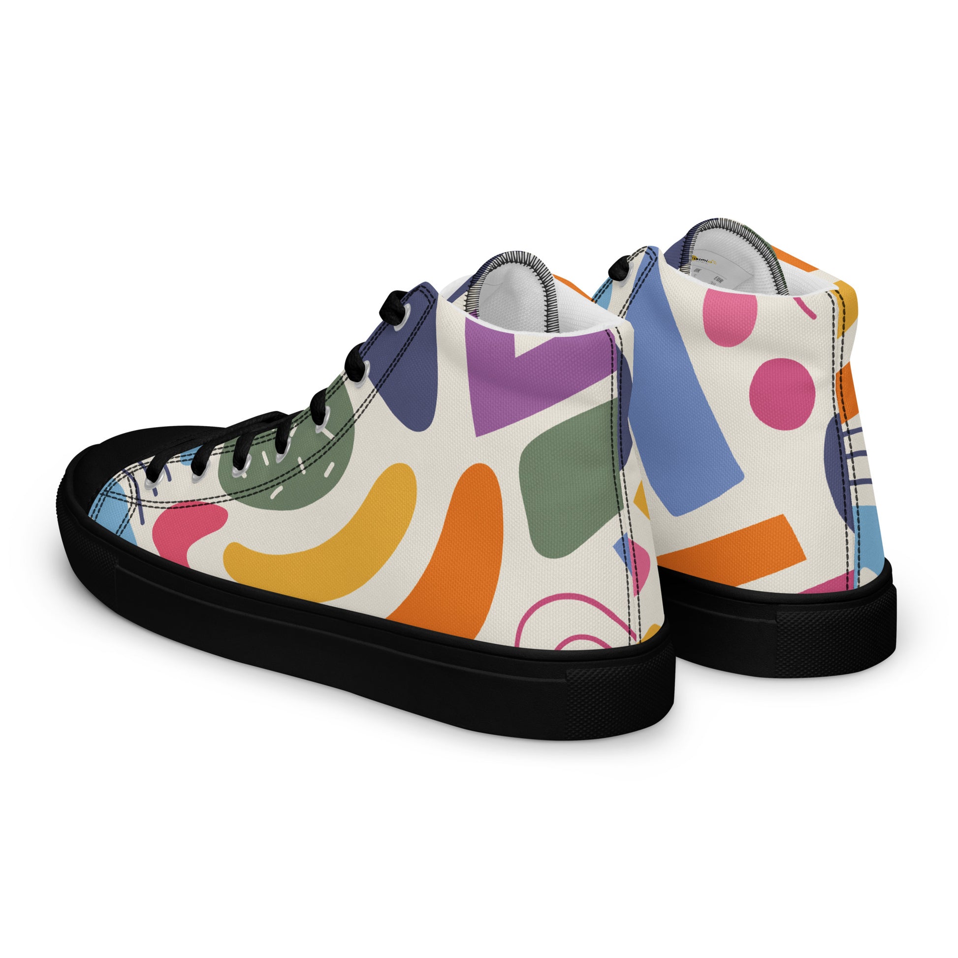 Prisimia Canvas Sneakers: Timeless Scroll Elegance