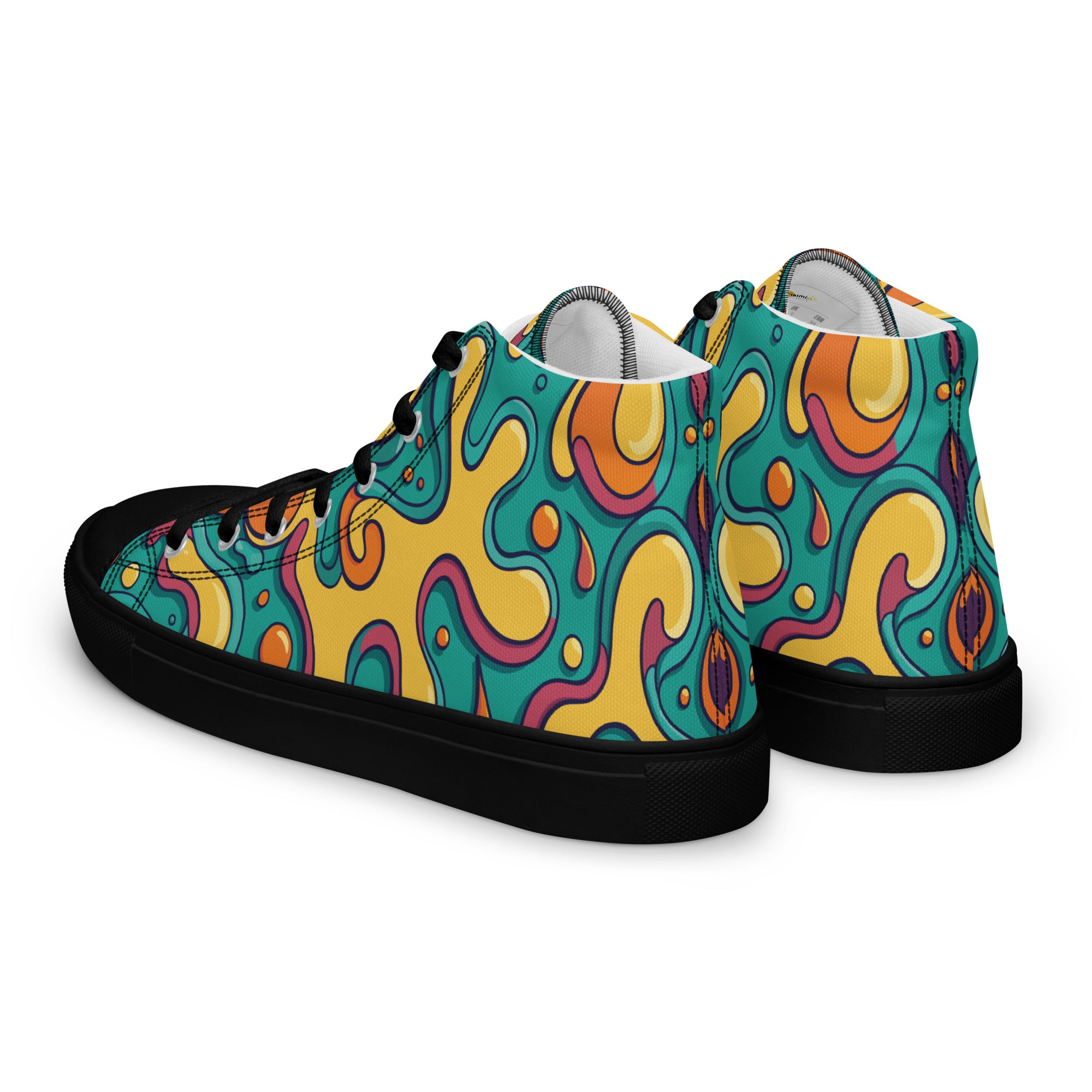 Prisimia Canvas Sneakers : Bold Modern Art Statement